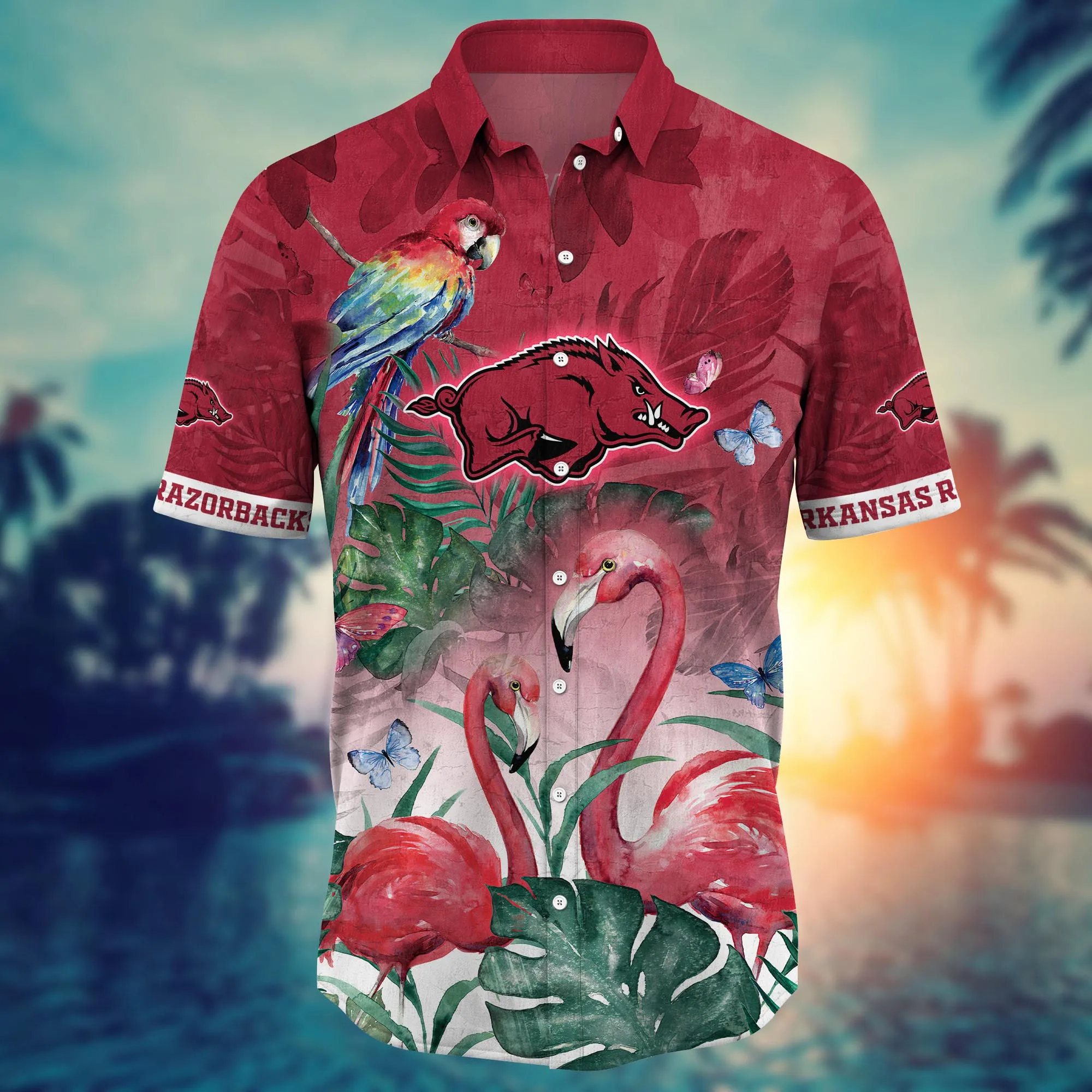 Arkansas Razorbacks NCAA Hawaiian Shirt Picnics Aloha Shirt
