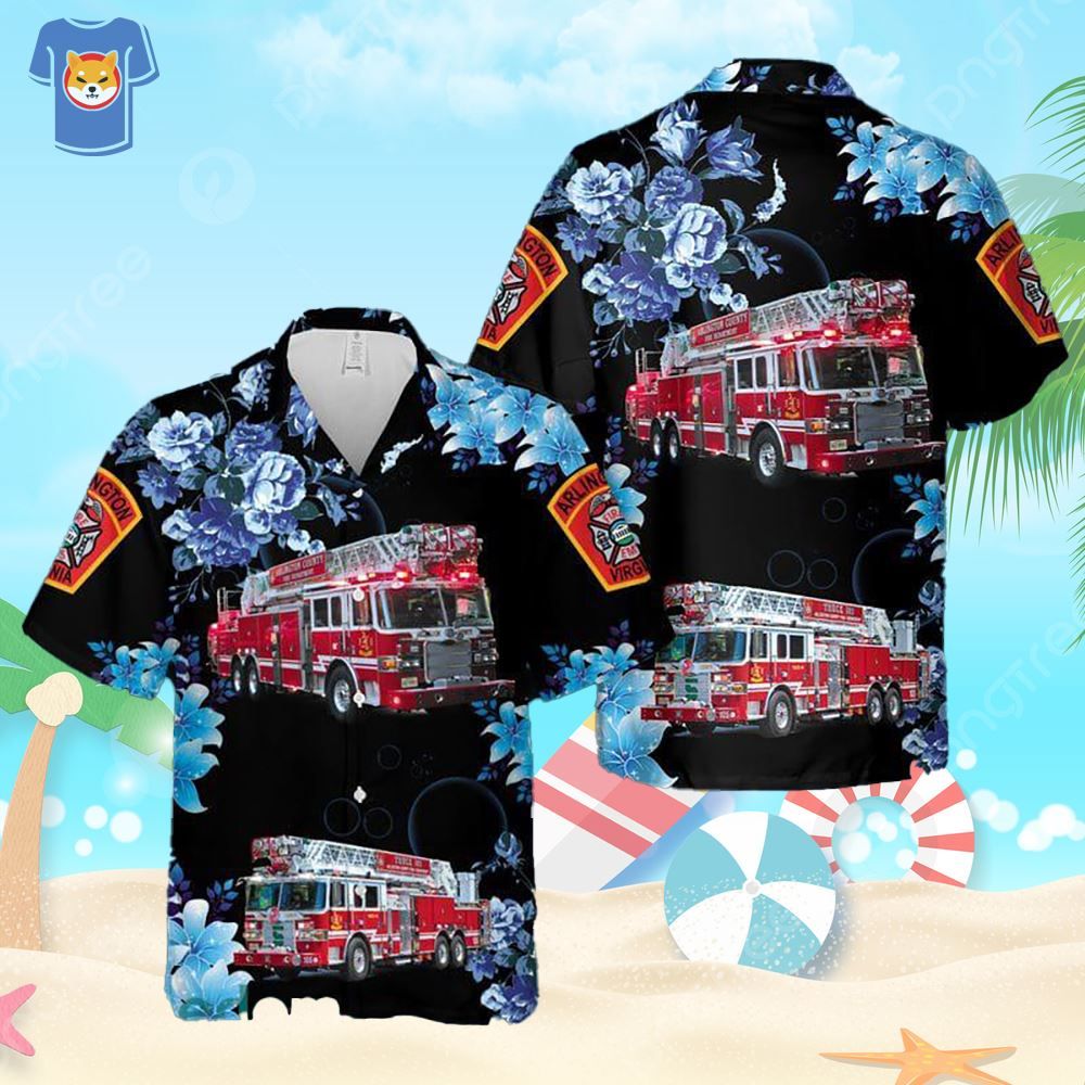 Arlington County Fire Department Hawaiian Shirt For Men And Women