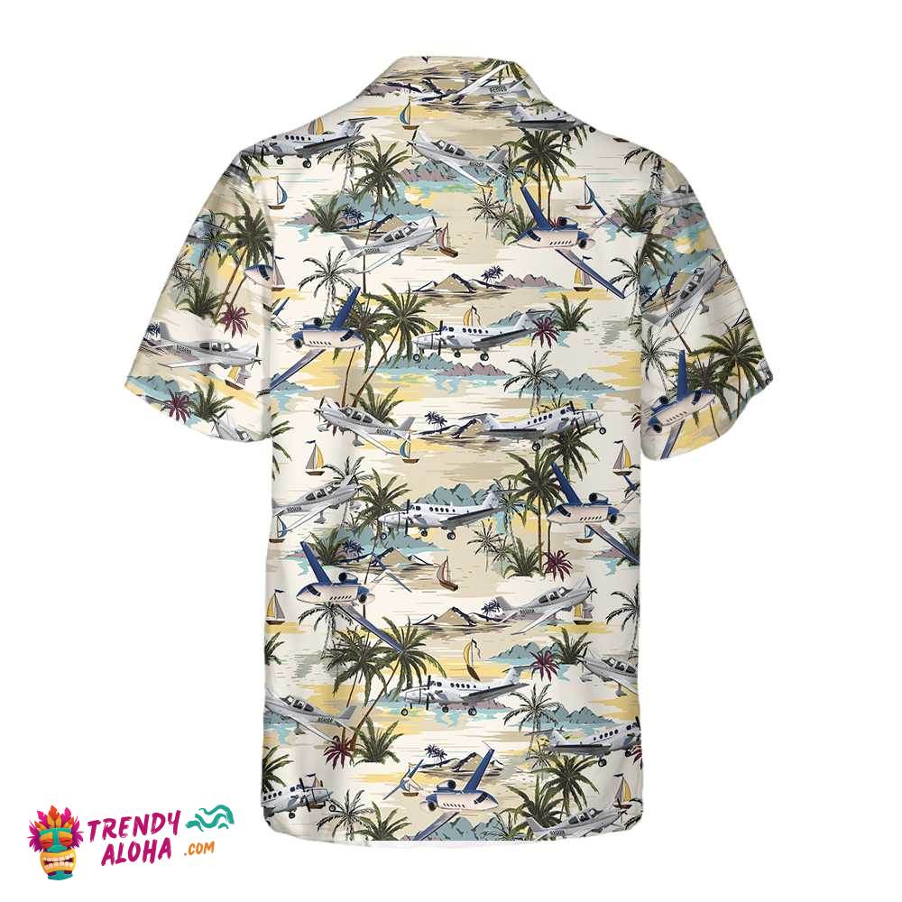 Army Aviation Aircraft Tropical Pattern Hawaiian Shirt, Tropical Aviation Shirt For Men