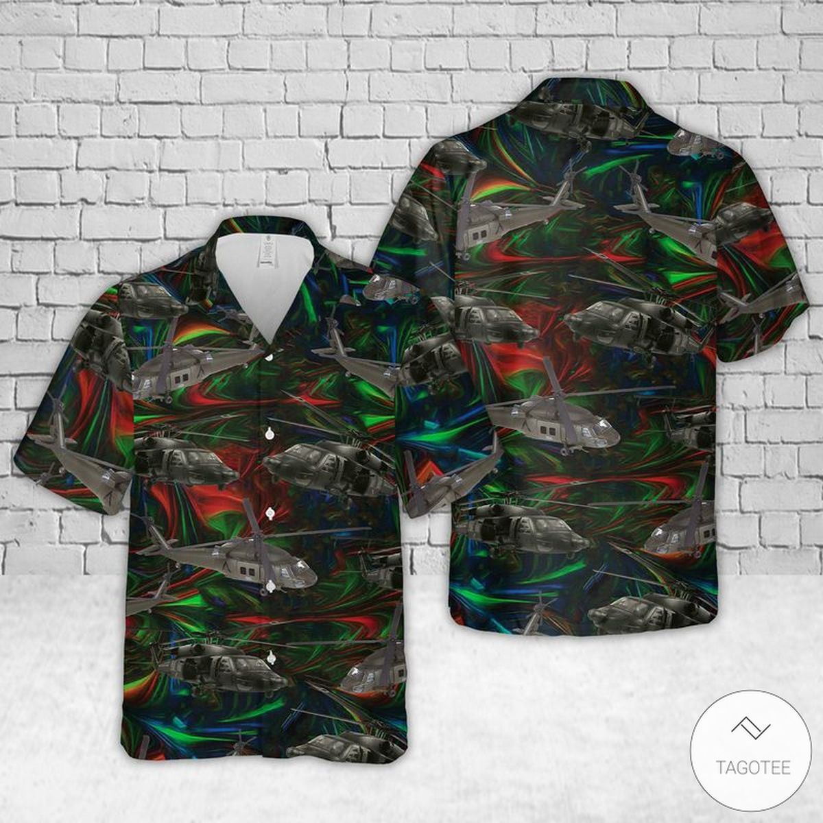 Army Black Hawk Helicopter Hawaiian Shirt Trend