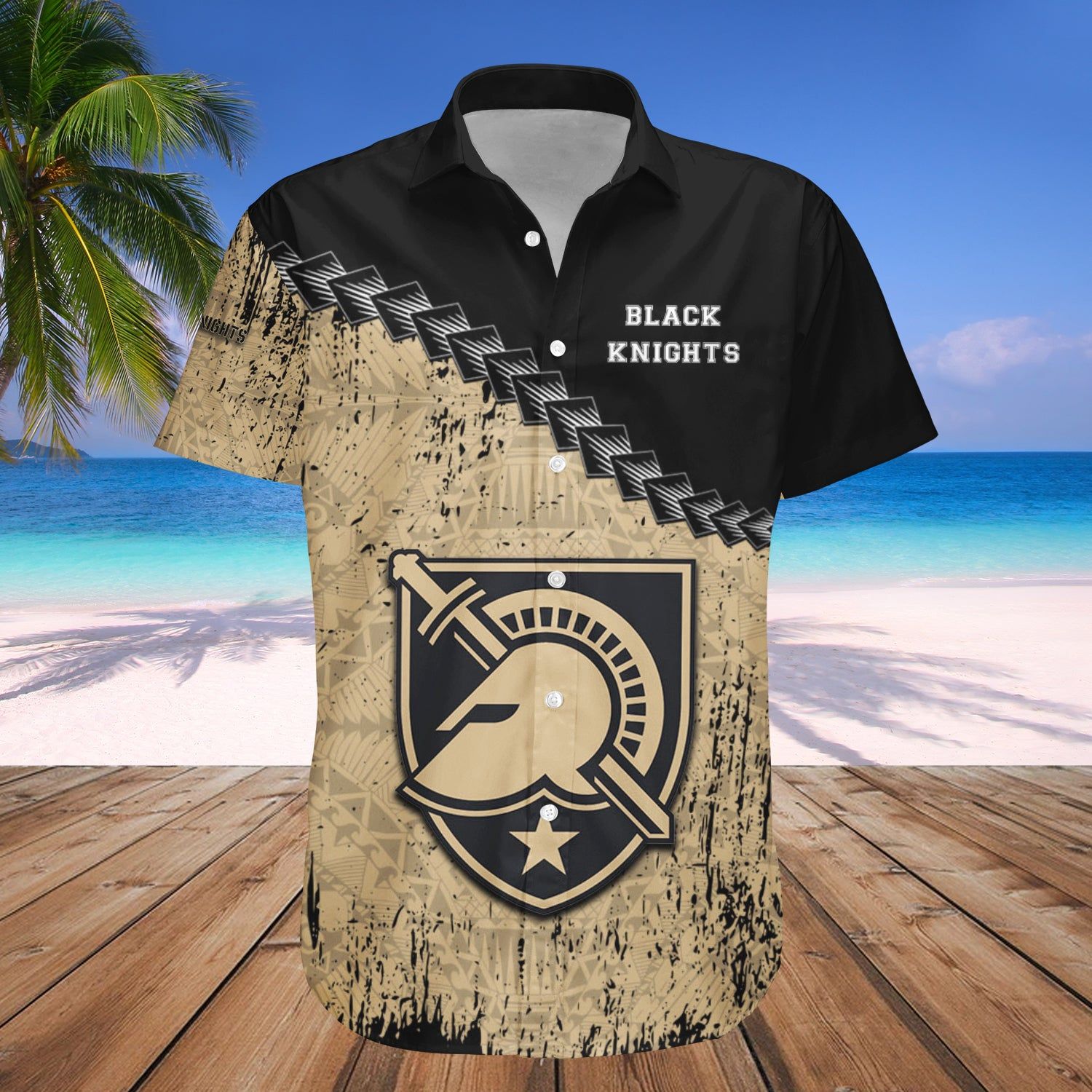 Army Black Knights Hawaii Shirt Grunge Polynesian Tattoo – NCAA