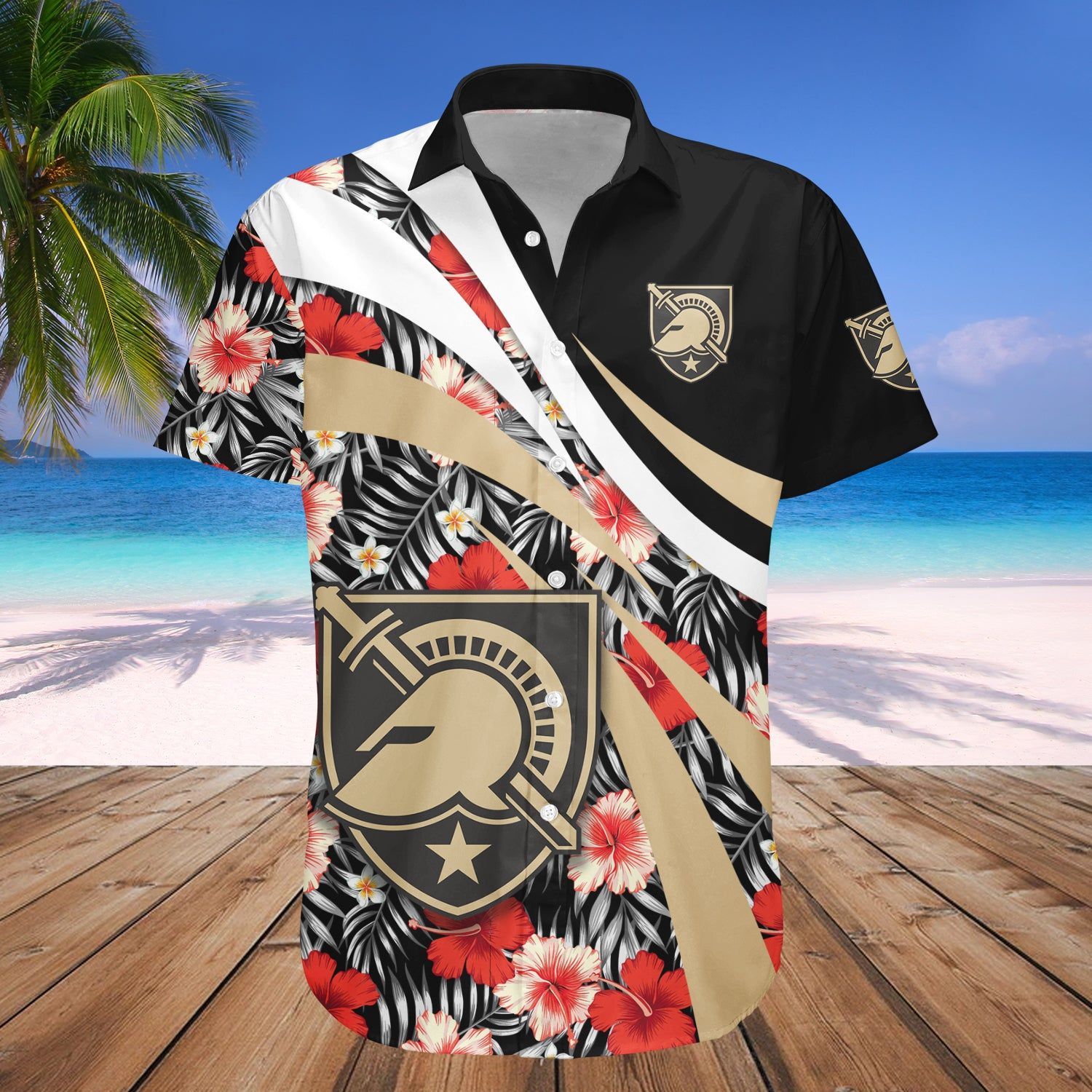 Army Black Knights Hawaii Shirt Hibiscus Sport Style – NCAA