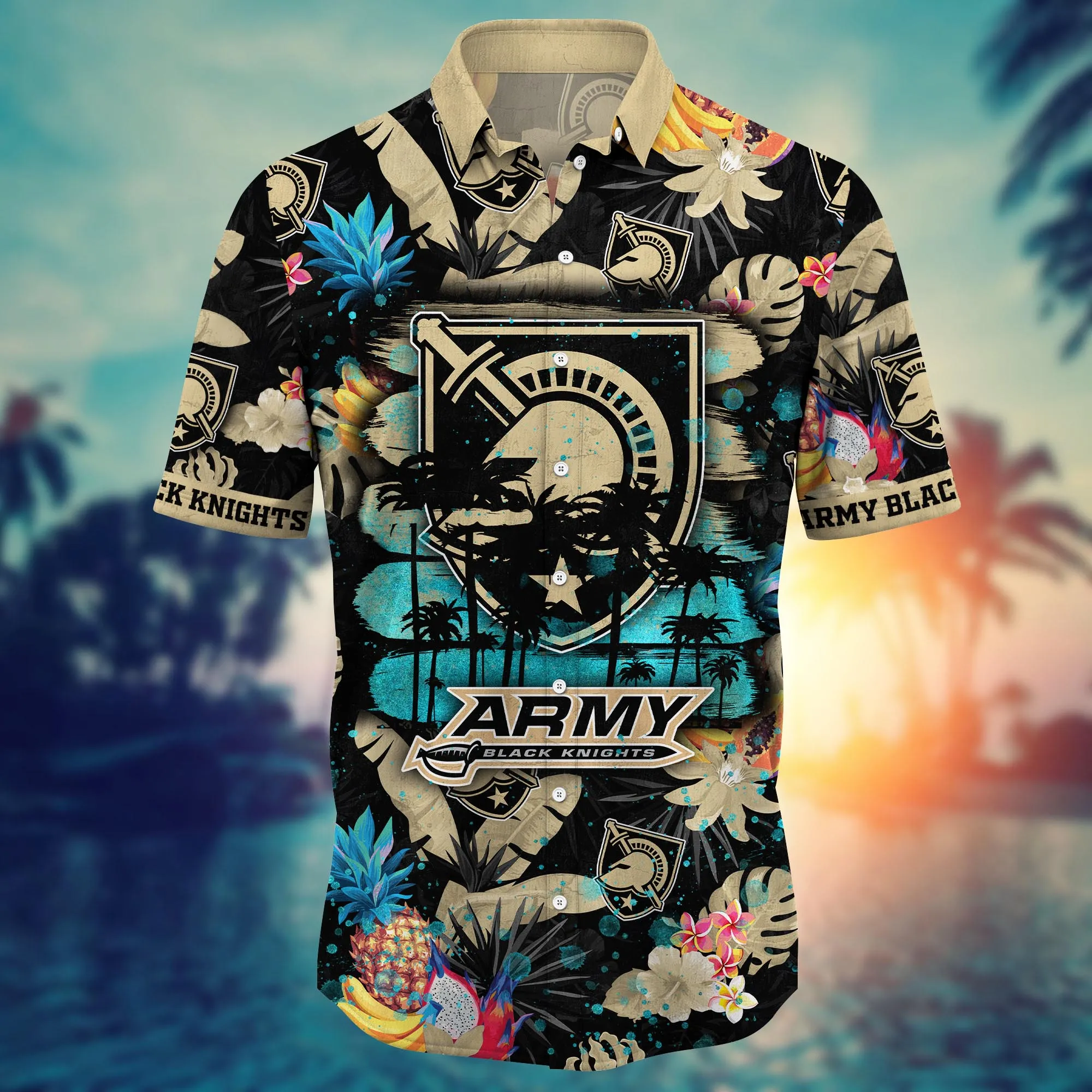 Army Black Knights NCAA Hawaiian Shirt Lush Greenerytime Aloha Shirt