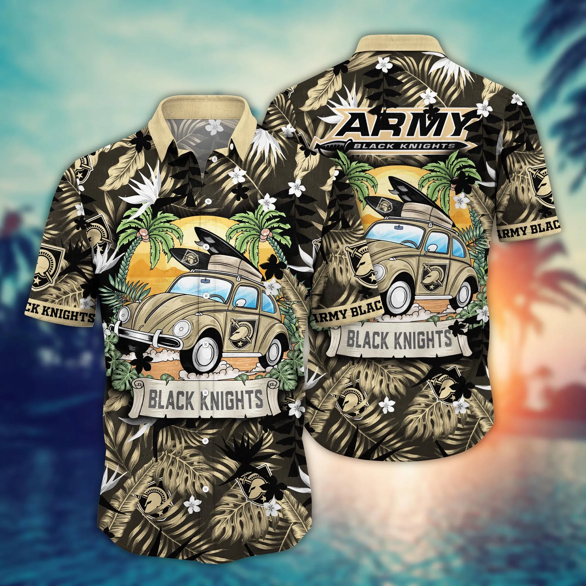 Army Black Knights NCAA Hawaiian Shirt Mid-Yeartime Aloha Shirt