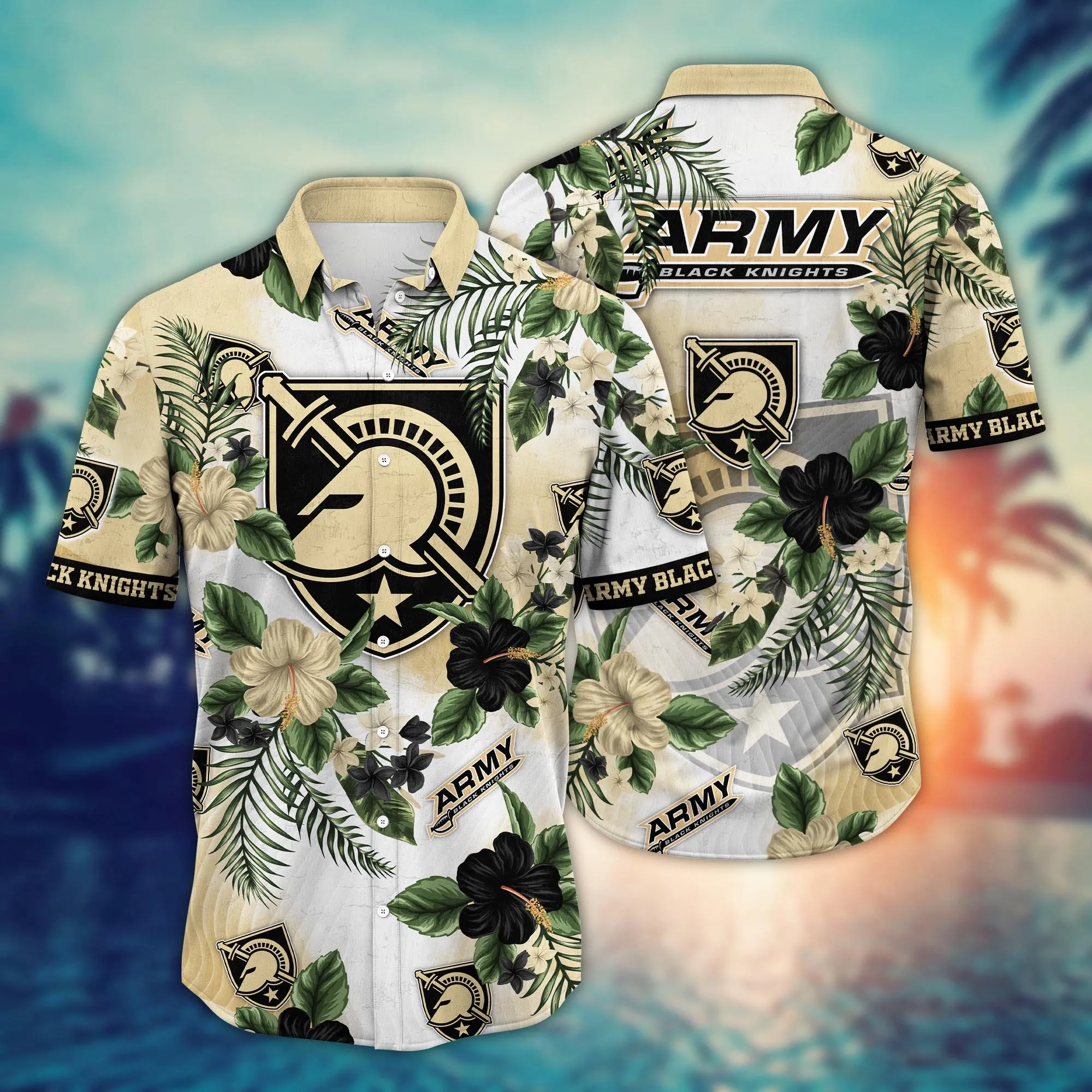 Army Black Knights NCAA Hawaiian Shirt Summerytime Aloha Shirt