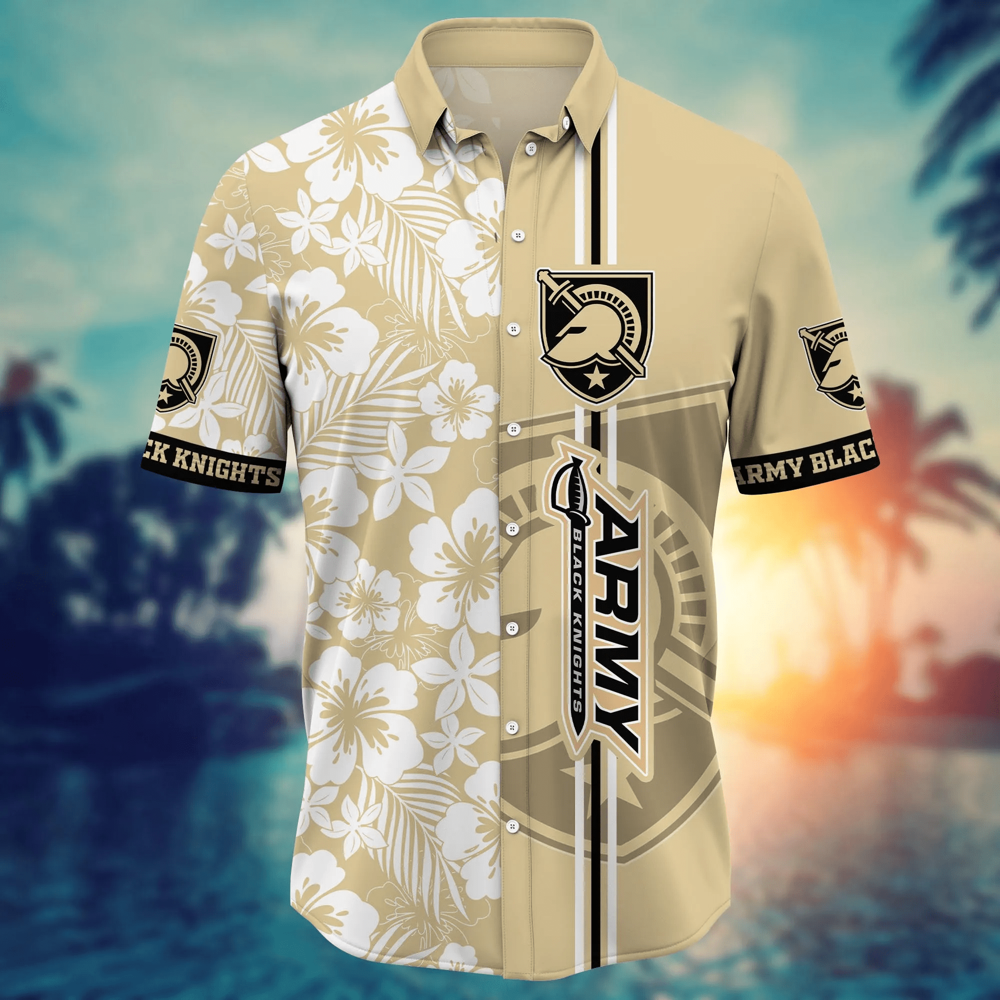 Army Black Knights NCAA Hawaiian Shirt Sun-Soakedtime Aloha Shirt