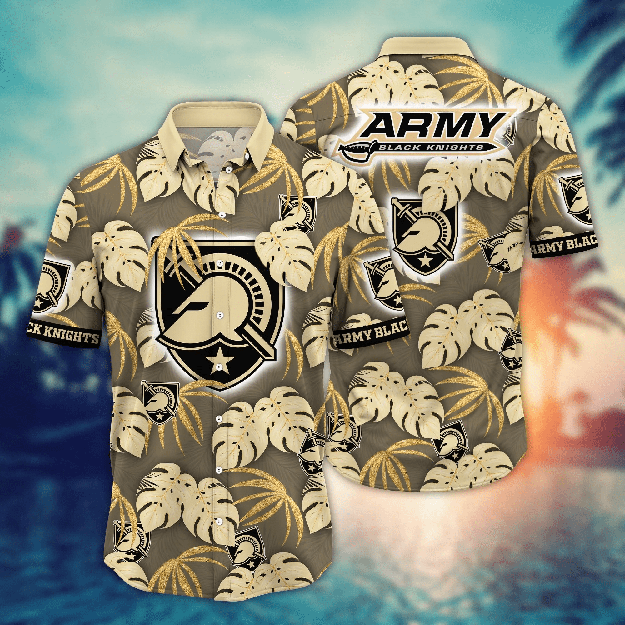Army Black Knights NCAA Hawaiian Shirt Sunsets Aloha Shirt