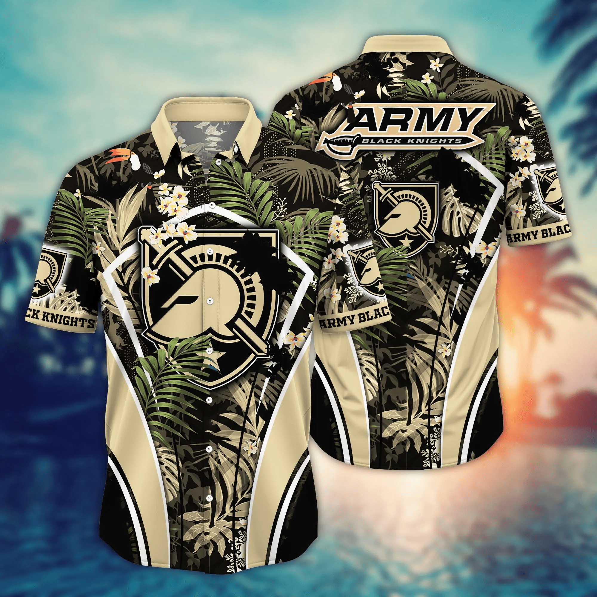 Army Black Knights NCAA Hawaiian Shirt Tan Lines Aloha Shirt