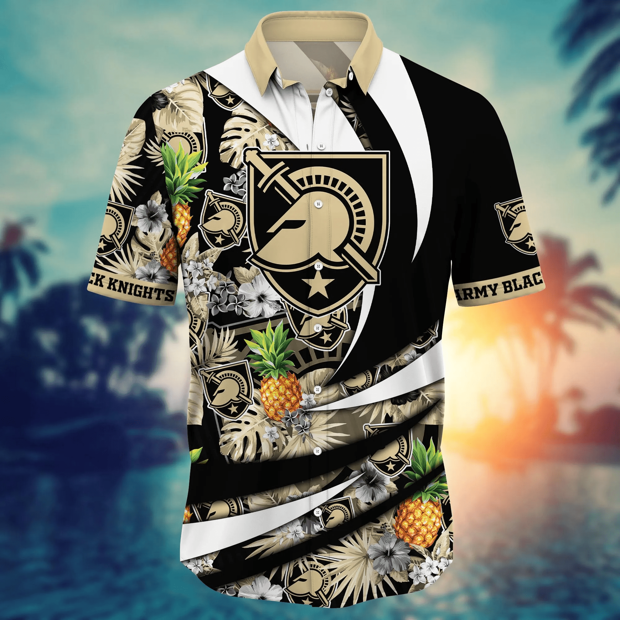 Army Black Knights NCAA Hawaiian Shirt Vacation Time Aloha Shirt
