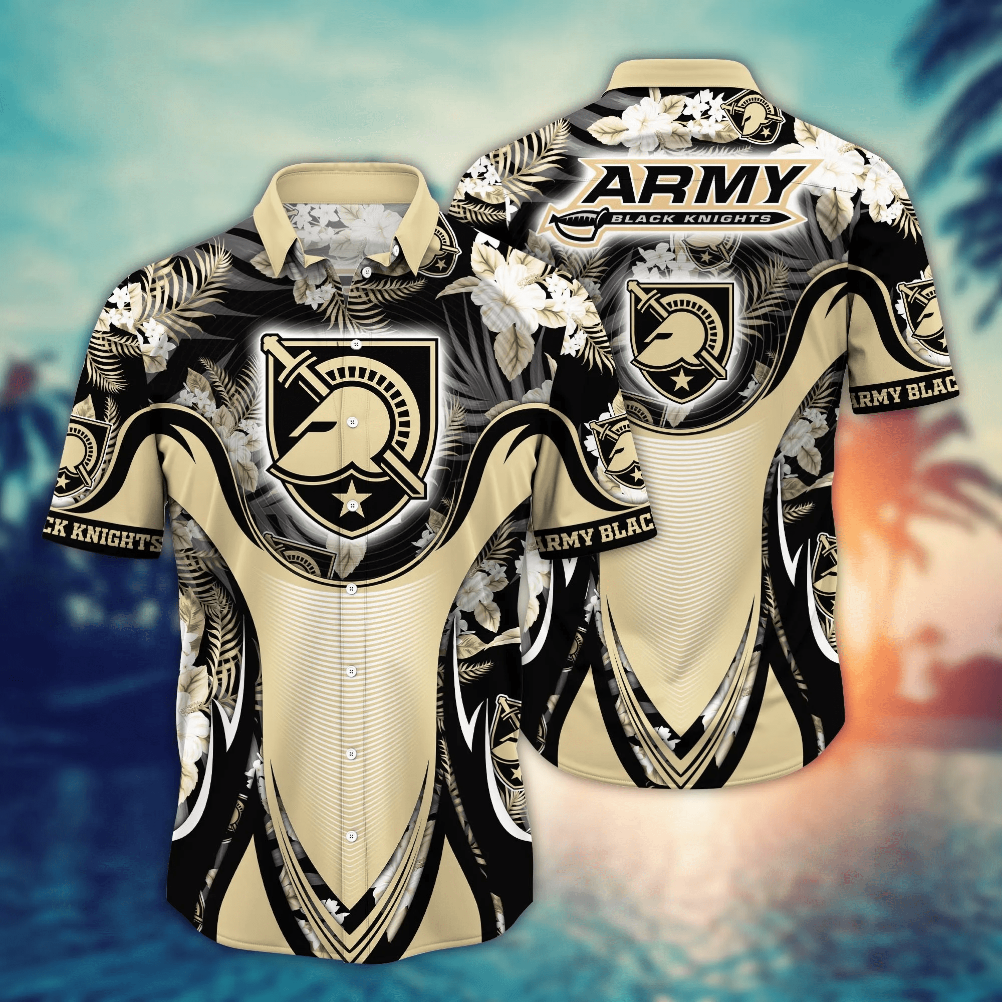 Army Black Knights NCAA Hawaiian Shirt Water Sports Aloha Shirt