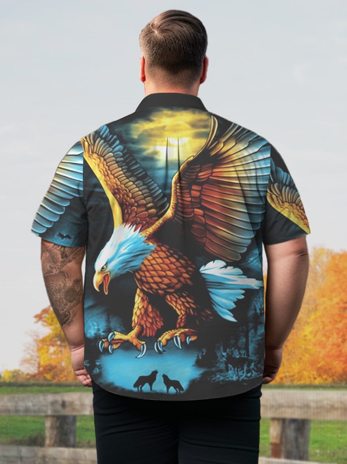 Art Big & Tall Animal Hawaiian Shirt Elegant Fashion Hawaiian Shirt