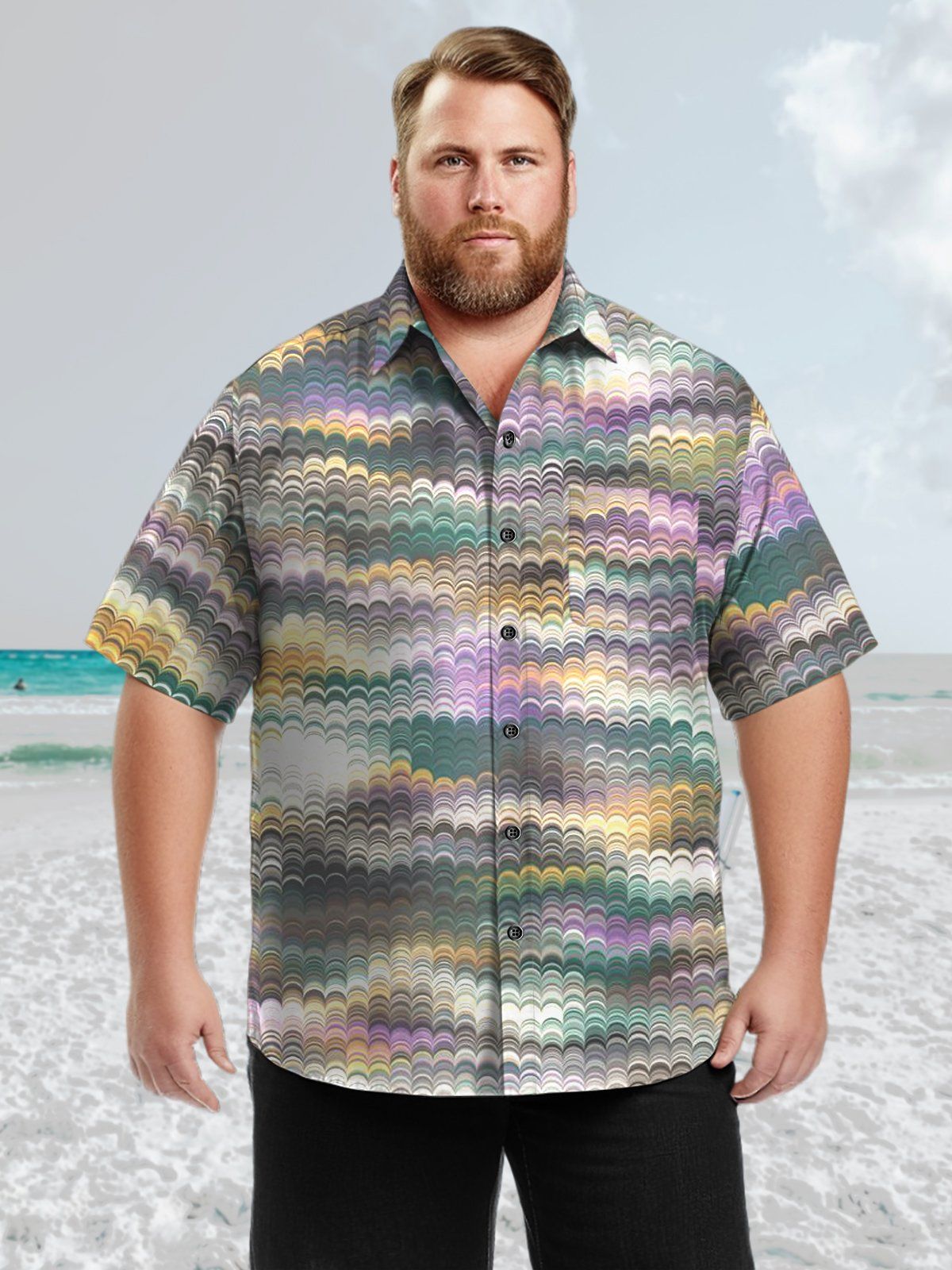 Art Big & Tall Texture Hawaiian Shirt Casual Elegance Hawaiian Shirt Art Big & Tall Texture Hawaiian Shirt Casual Elegance Hawaiian Shirt