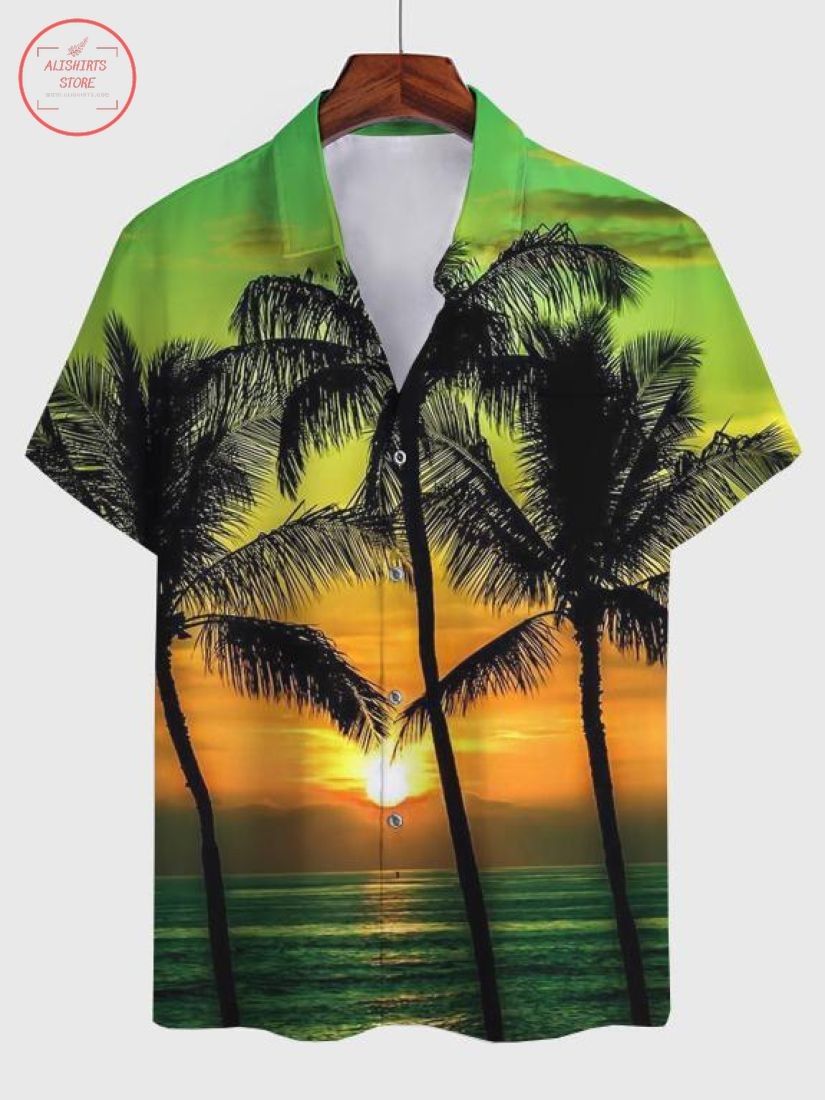 Artistry Abstract Elegance Cascading Across a Hawaiian Shirt