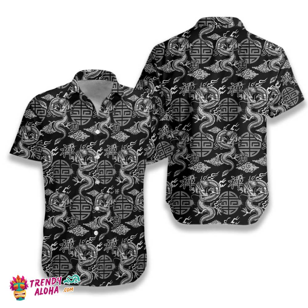 Asian Dragon Hawaiian Shirt