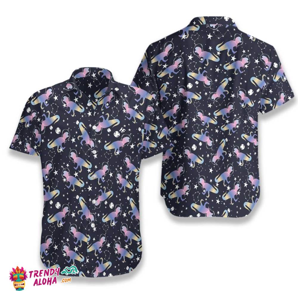 Astro T-Rex Dinosaur Hawaiian Shirt