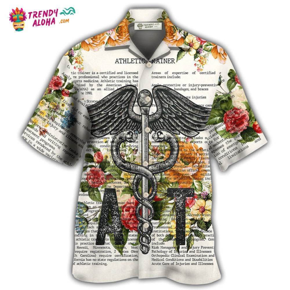 Athletic Trainer Dictionary Floral Hawaiian Shirt – Trendy Aloha Athletic Trainer Dictionary Floral Hawaiian Shirt – Trendy Aloha
