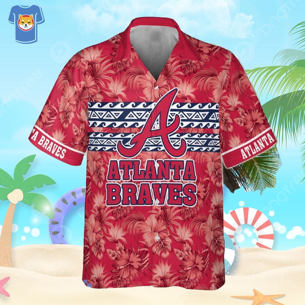 Atlanta Braves Major League Baseball Print Hawaiian Shirt