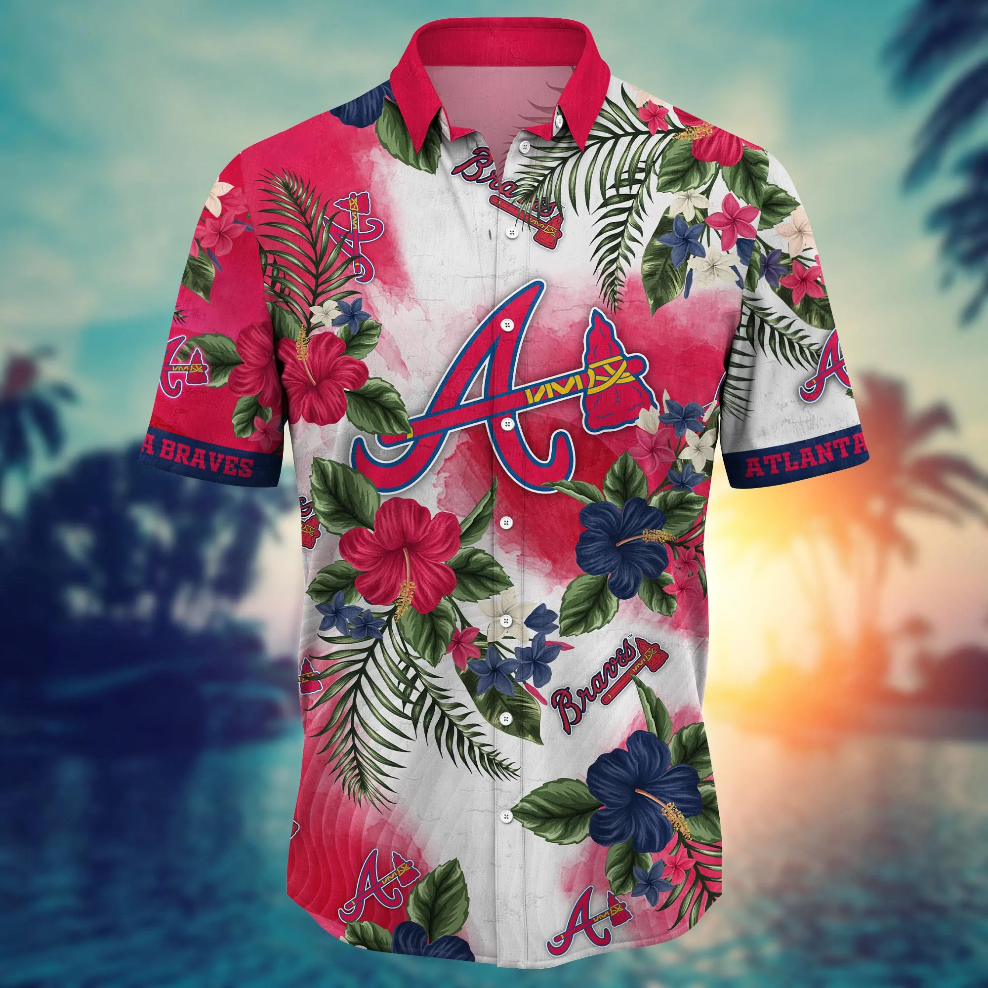 Atlanta Braves MLB Hawaiian Shirt Parasolstime Aloha Shirt