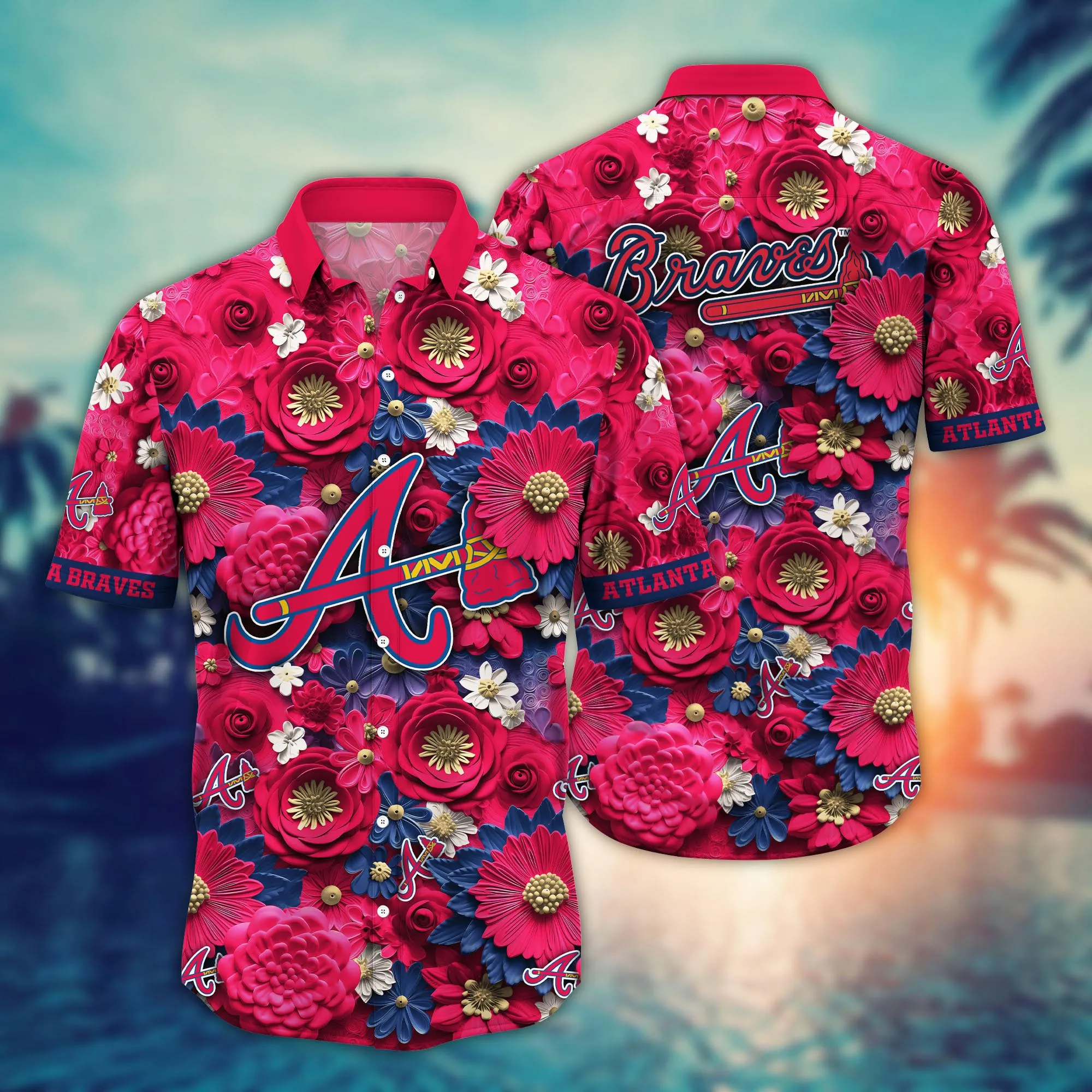 Atlanta Braves MLB Hawaiian Shirt Trending For This Summer Customize Shirt Any Team Atlanta Braves MLB Hawaiian Shirt Trending For This Summer Customize Shirt Any Team