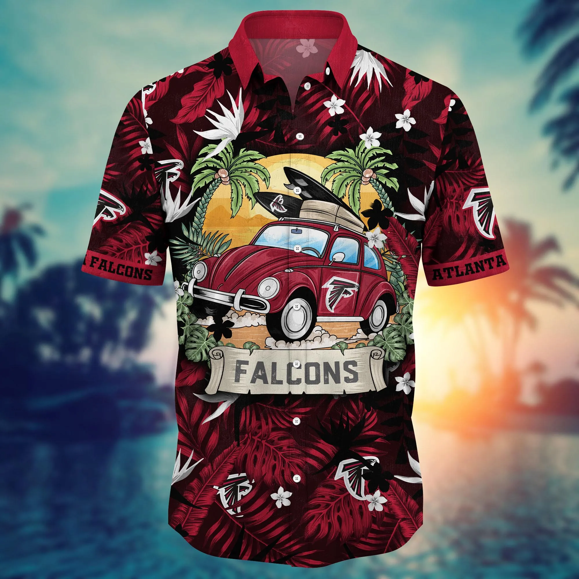 Atlanta Falcons NFL Hawaiian Shirt Summer Fruitstime The Global Game Shirts