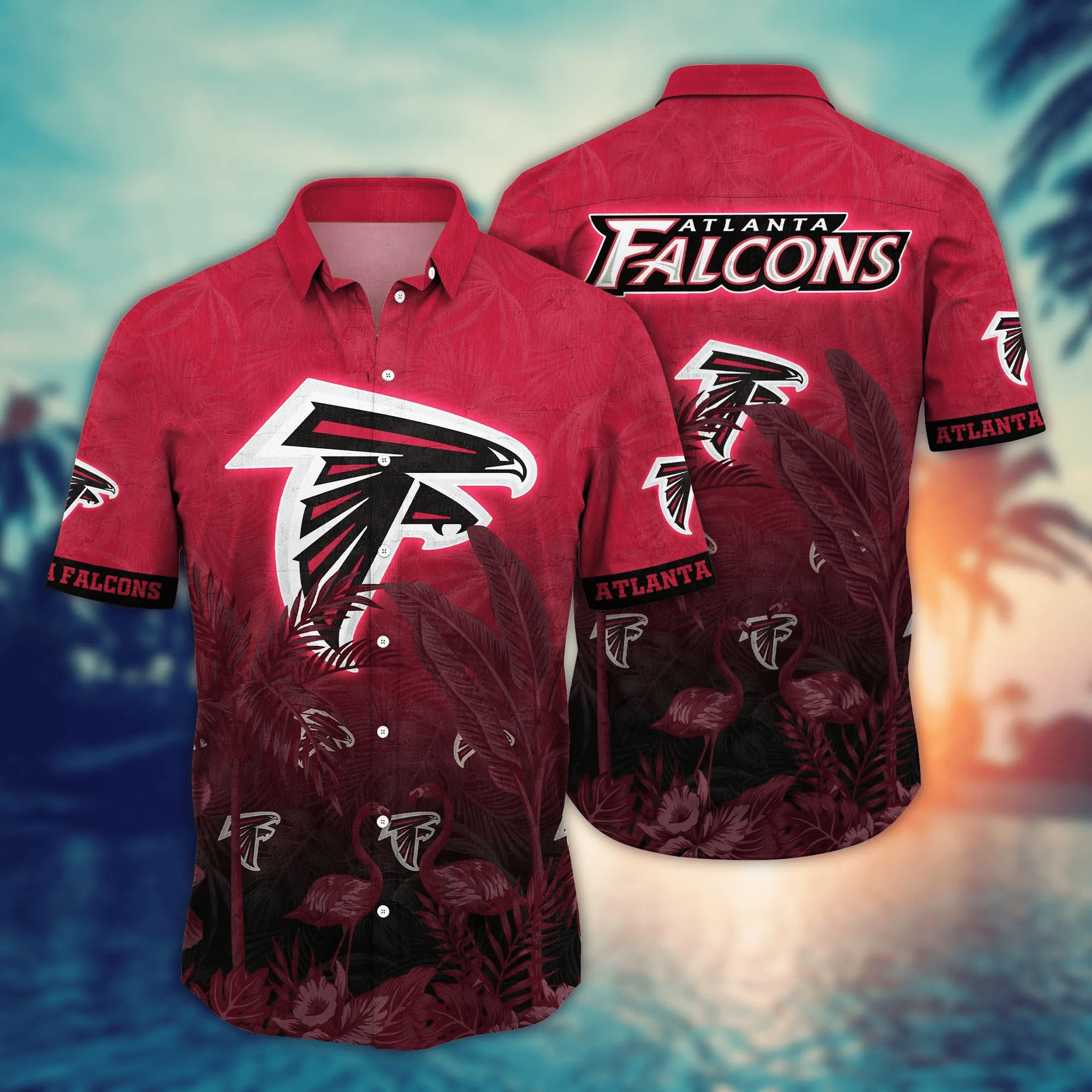 Atlanta Falcons NFL Hawaiian Shirt Tanningtime Aloha Shirt
