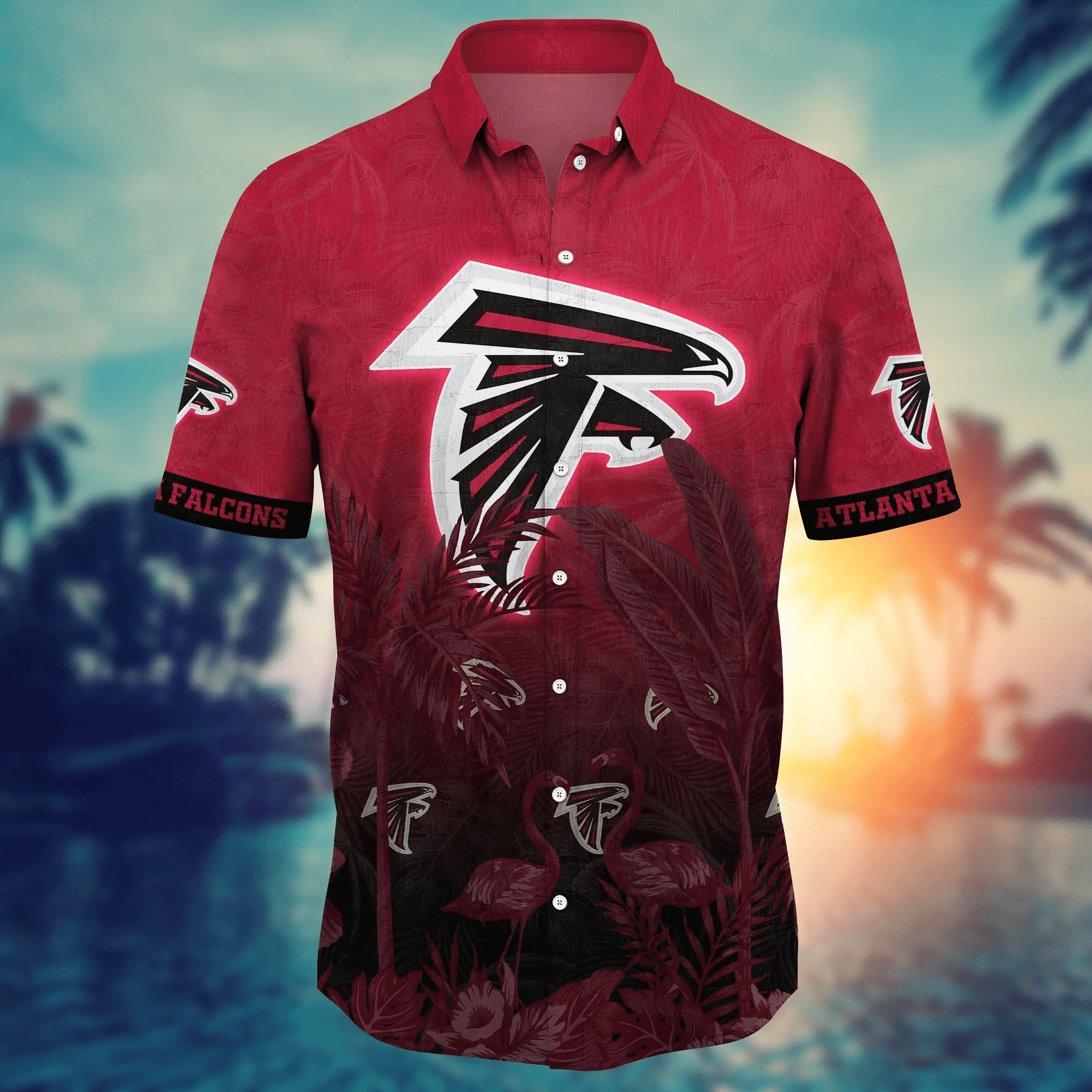 Atlanta Falcons NFL Hawaiian Shirt Tanningtime Aloha Shirt