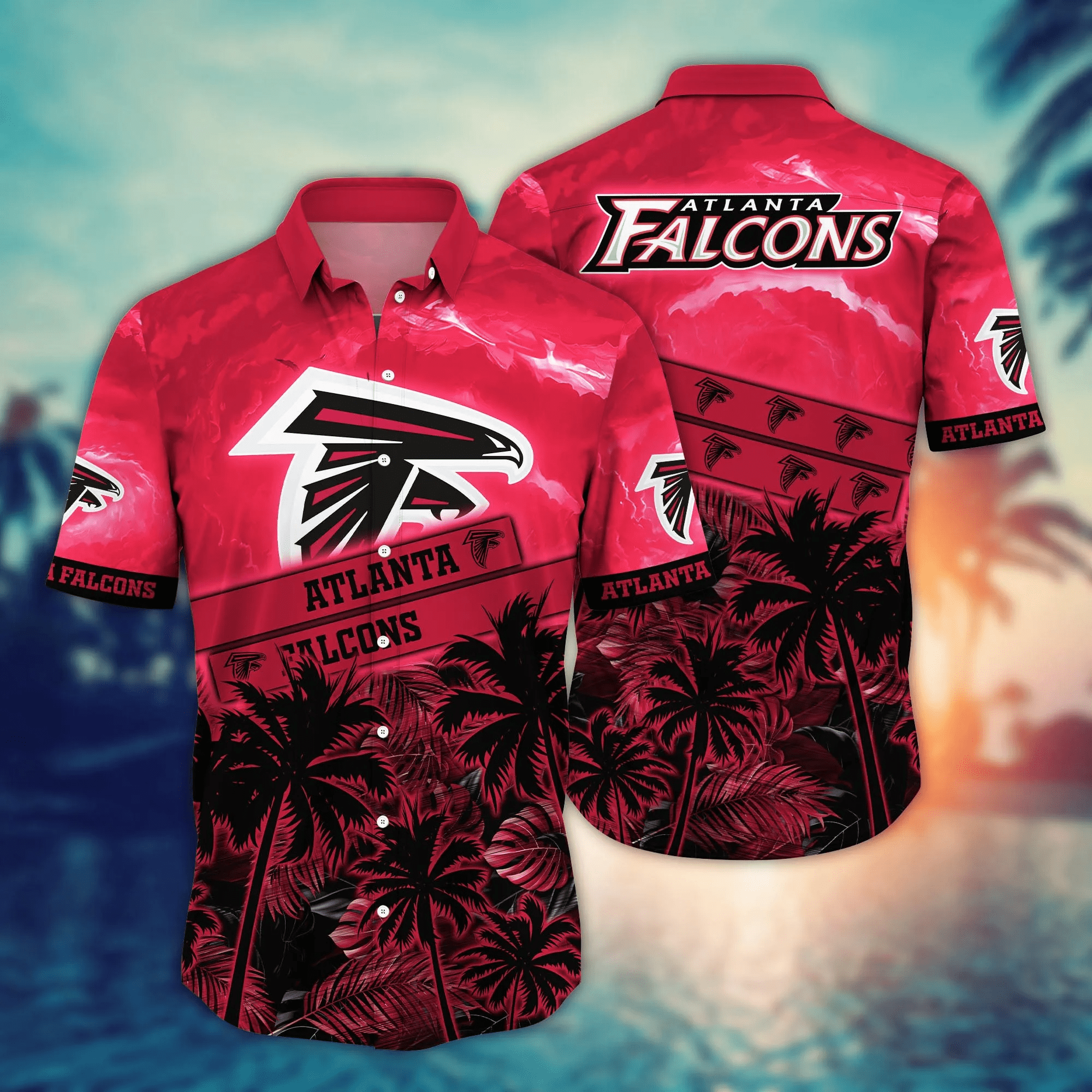 Atlanta Falcons NFL Hawaiian Shirt Vacation Aloha Shirt