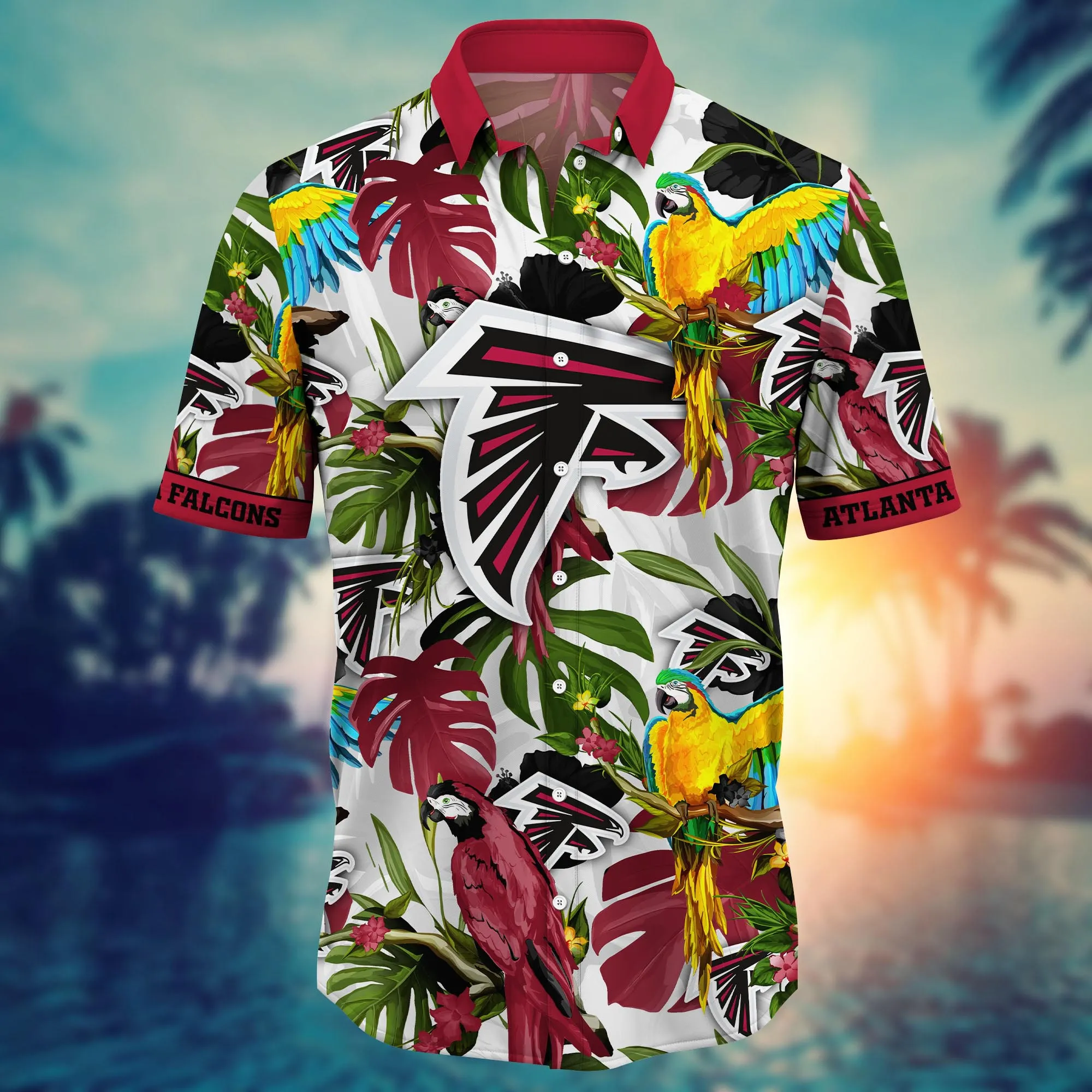 Atlanta Falcons NFL Hawaiian Shirt Vacation Spotstime Aloha Shirt