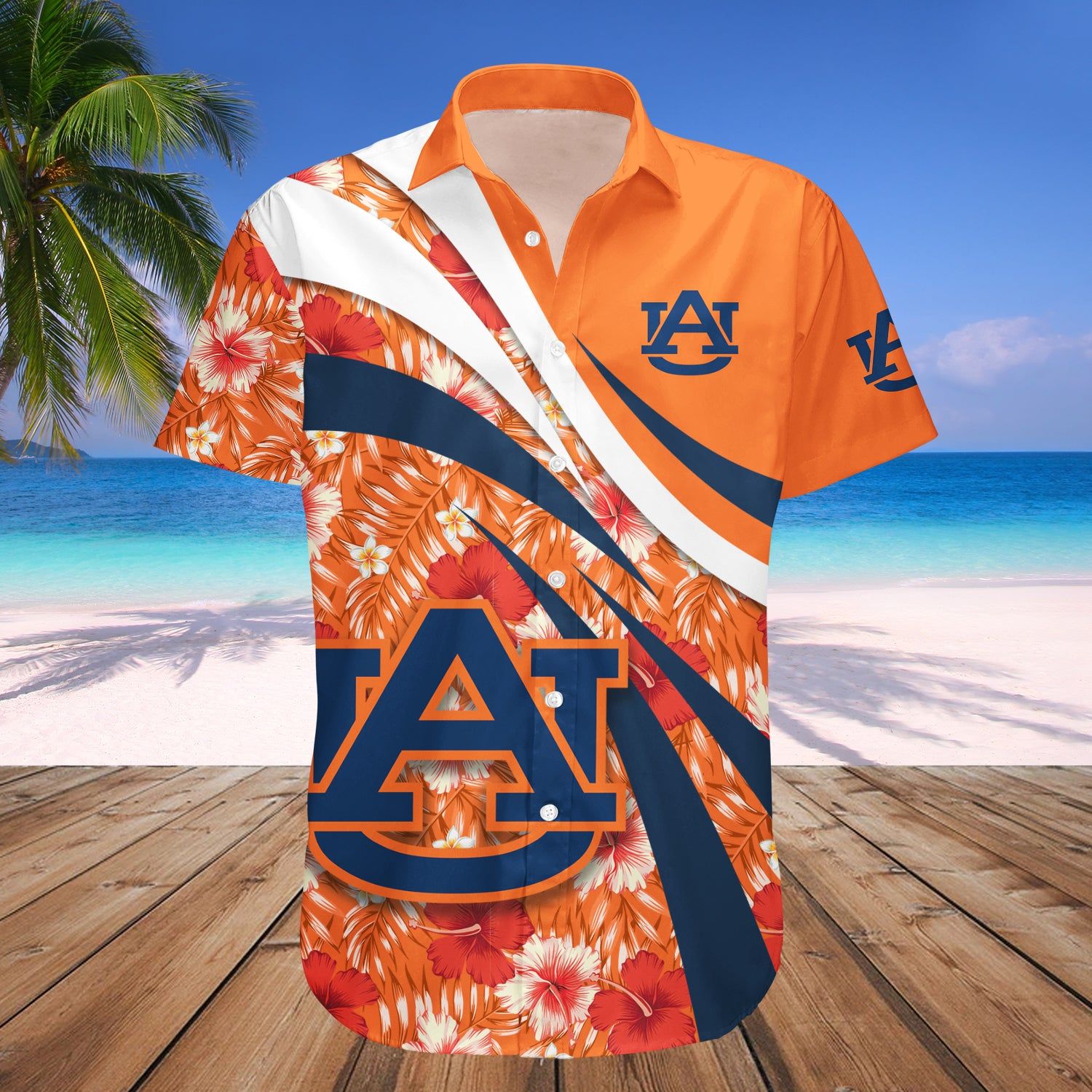 Auburn Tigers Hawaii Shirt Hibiscus Sport Style – NCAA