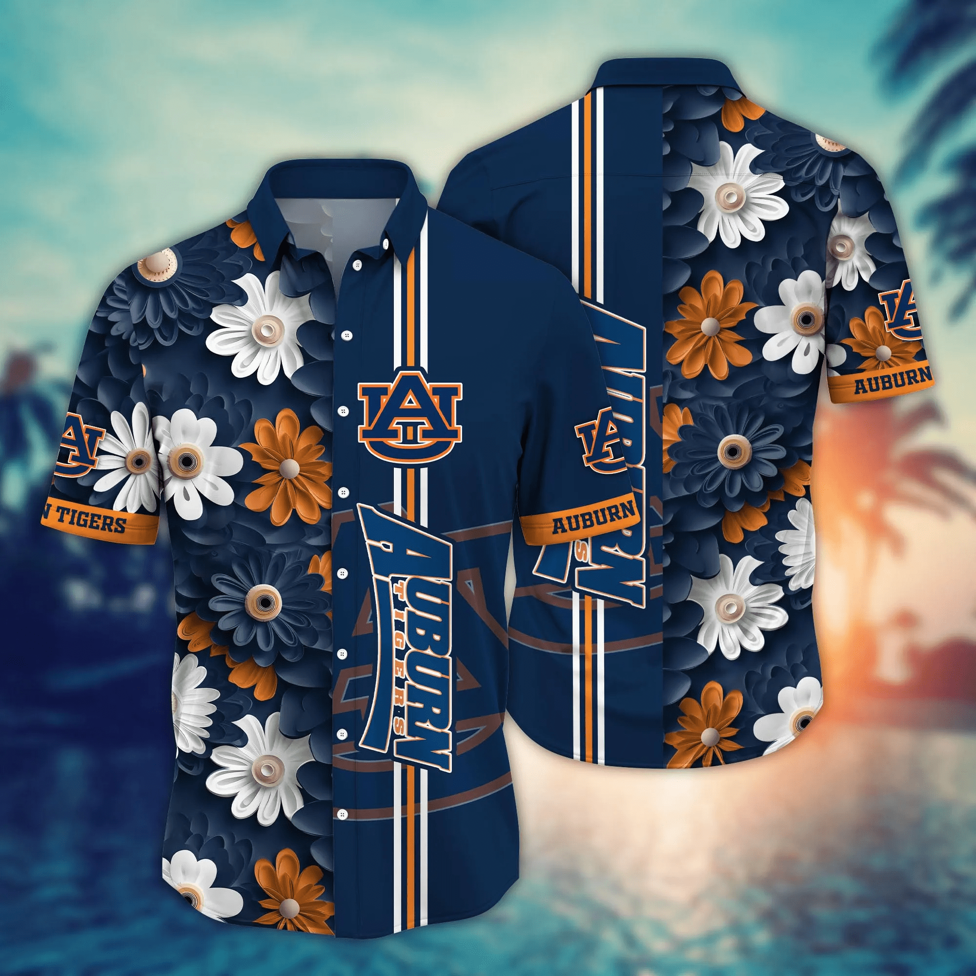Auburn Tigers NCAA Hawaiian Shirt Balmy Aloha Shirt Auburn Tigers NCAA Hawaiian Shirt Balmy Aloha Shirt