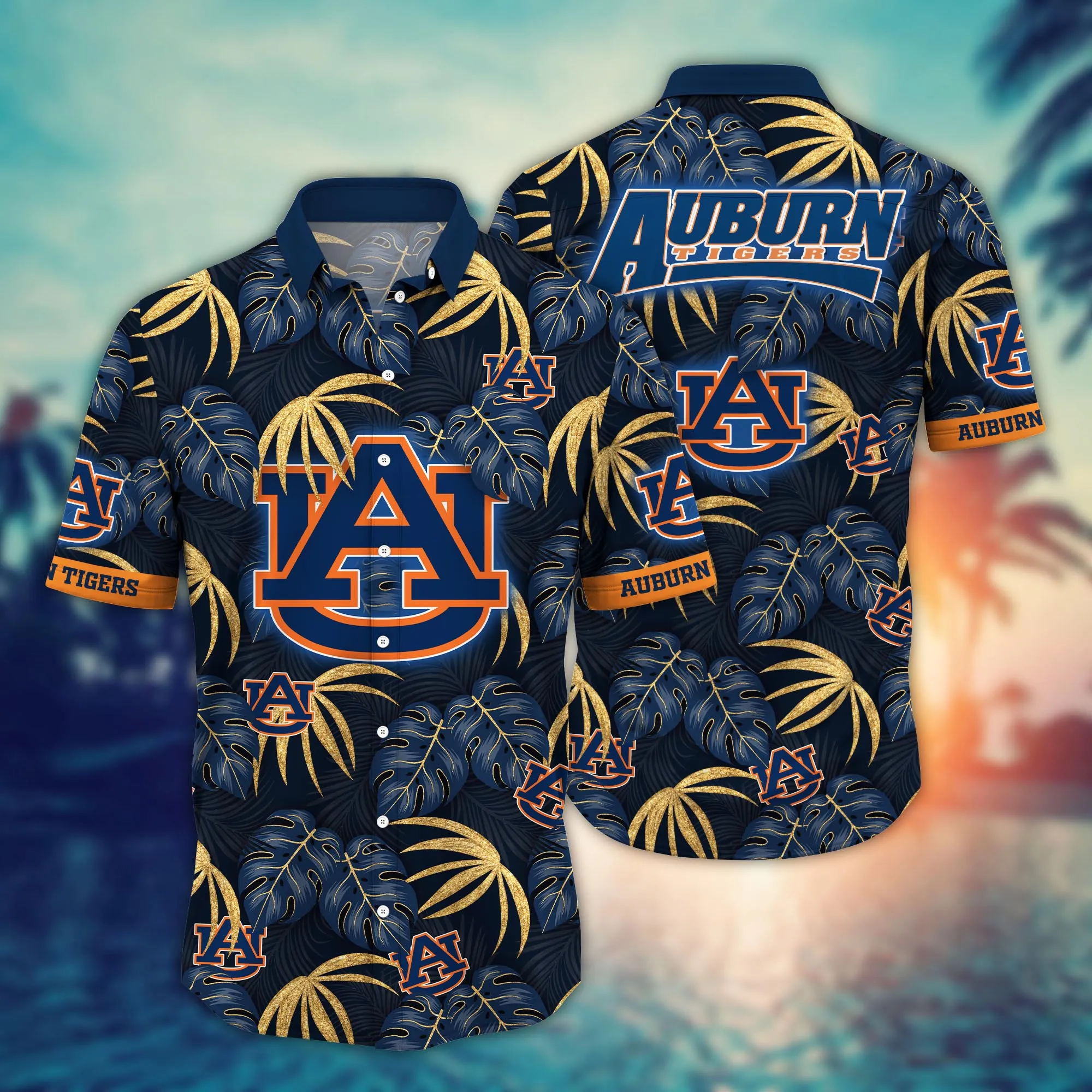 Auburn Tigers NCAA Hawaiian Shirt Beach Days Aloha Shirt