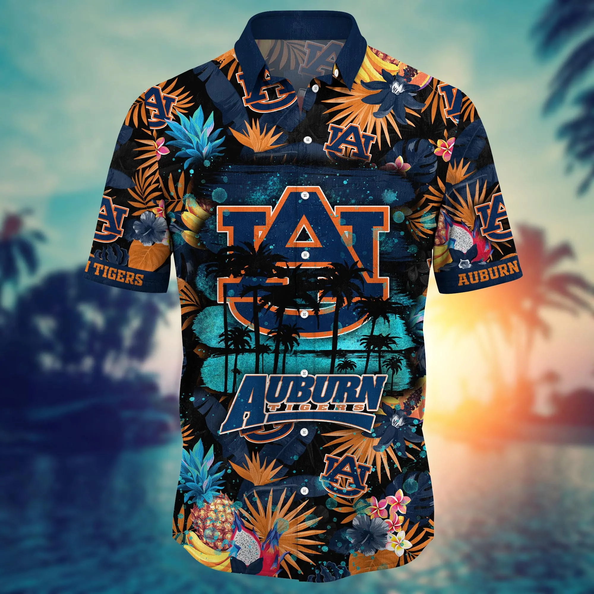 Auburn Tigers NCAA Hawaiian Shirt Heatwave Aloha Shirt