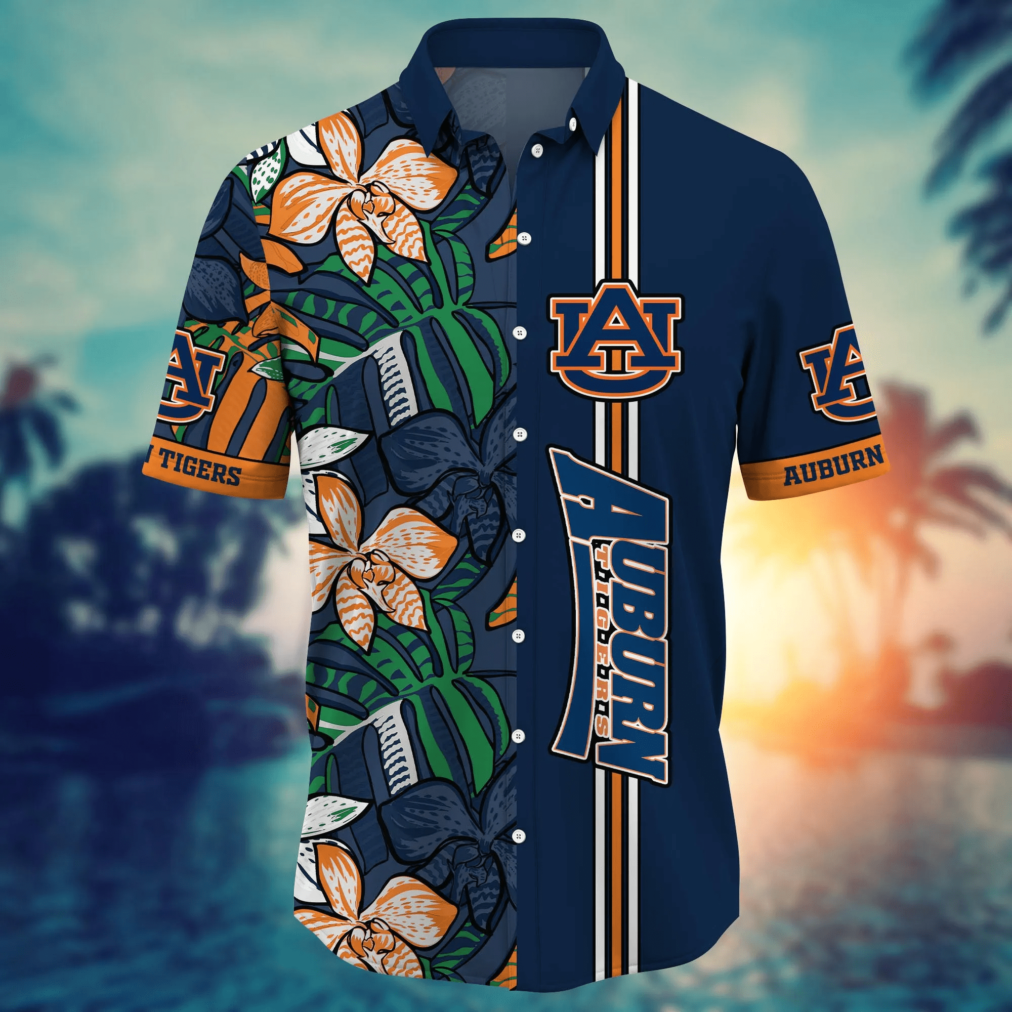 Auburn Tigers NCAA Hawaiian Shirt Ice Cream Season Aloha Shirt