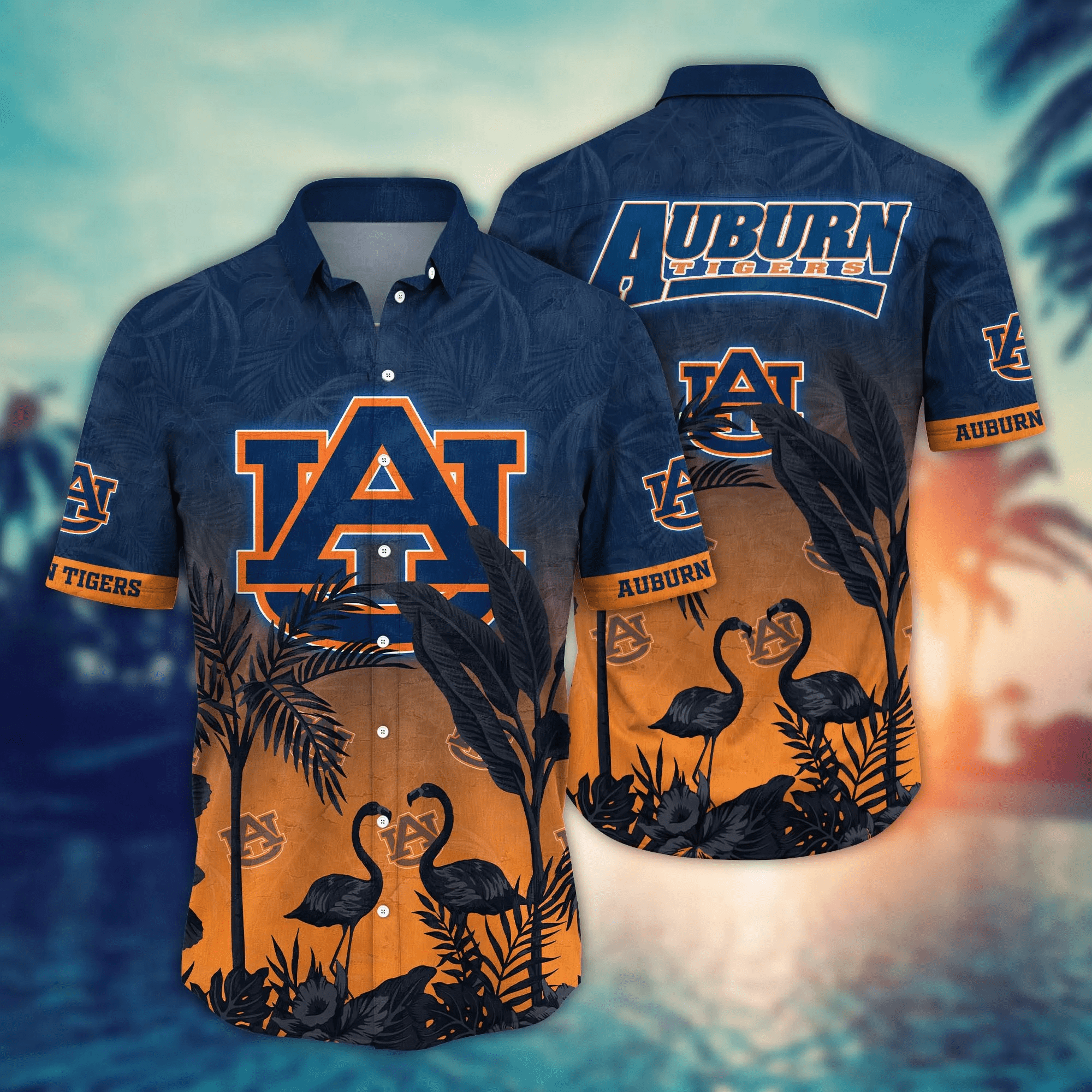 Auburn Tigers NCAA Hawaiian Shirt Ice Cream Seasontime Aloha Shirt