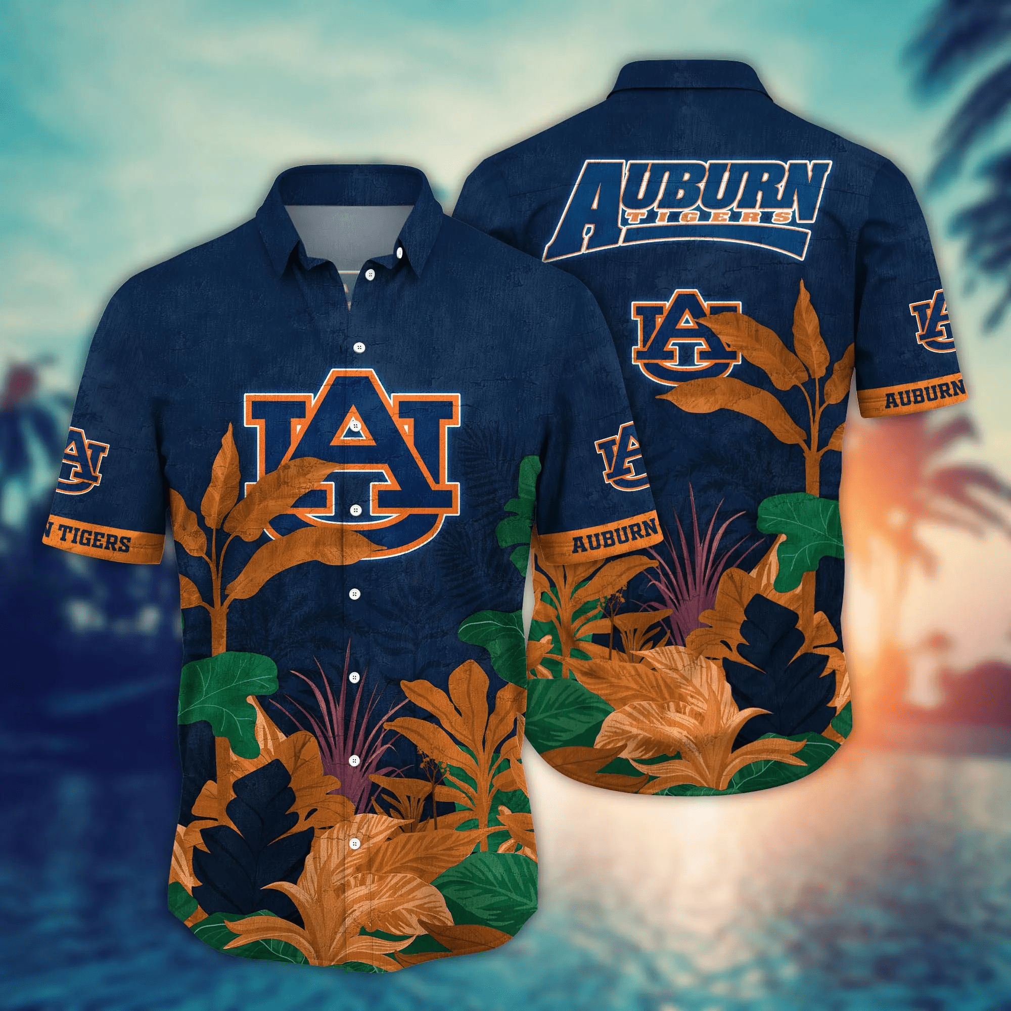 Auburn Tigers NCAA Hawaiian Shirt Sandals Aloha Shirt