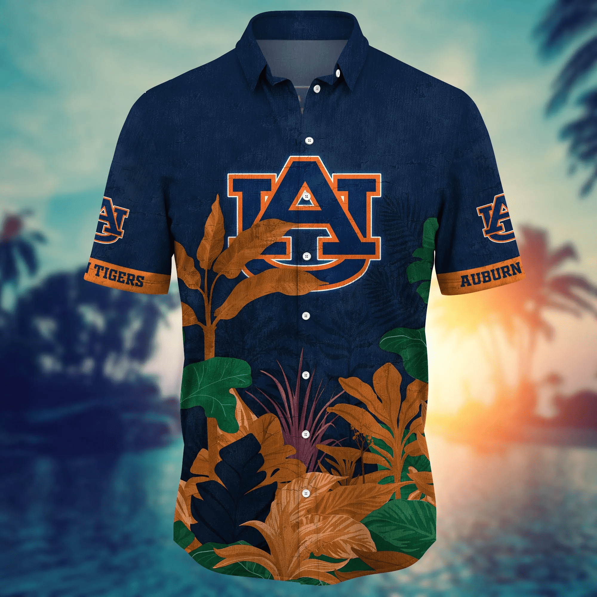 Auburn Tigers NCAA Hawaiian Shirt Sandals Aloha Shirt