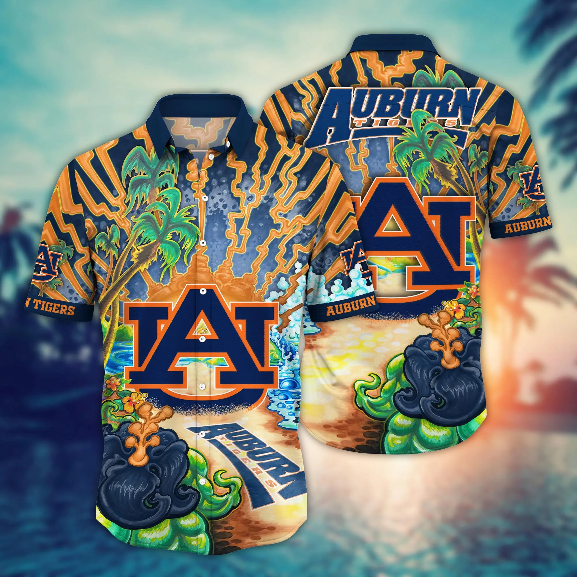 Auburn Tigers NCAA Hawaiian Shirt Sun Dressestime Aloha Shirt Auburn Tigers NCAA Hawaiian Shirt Sun Dressestime Aloha Shirt