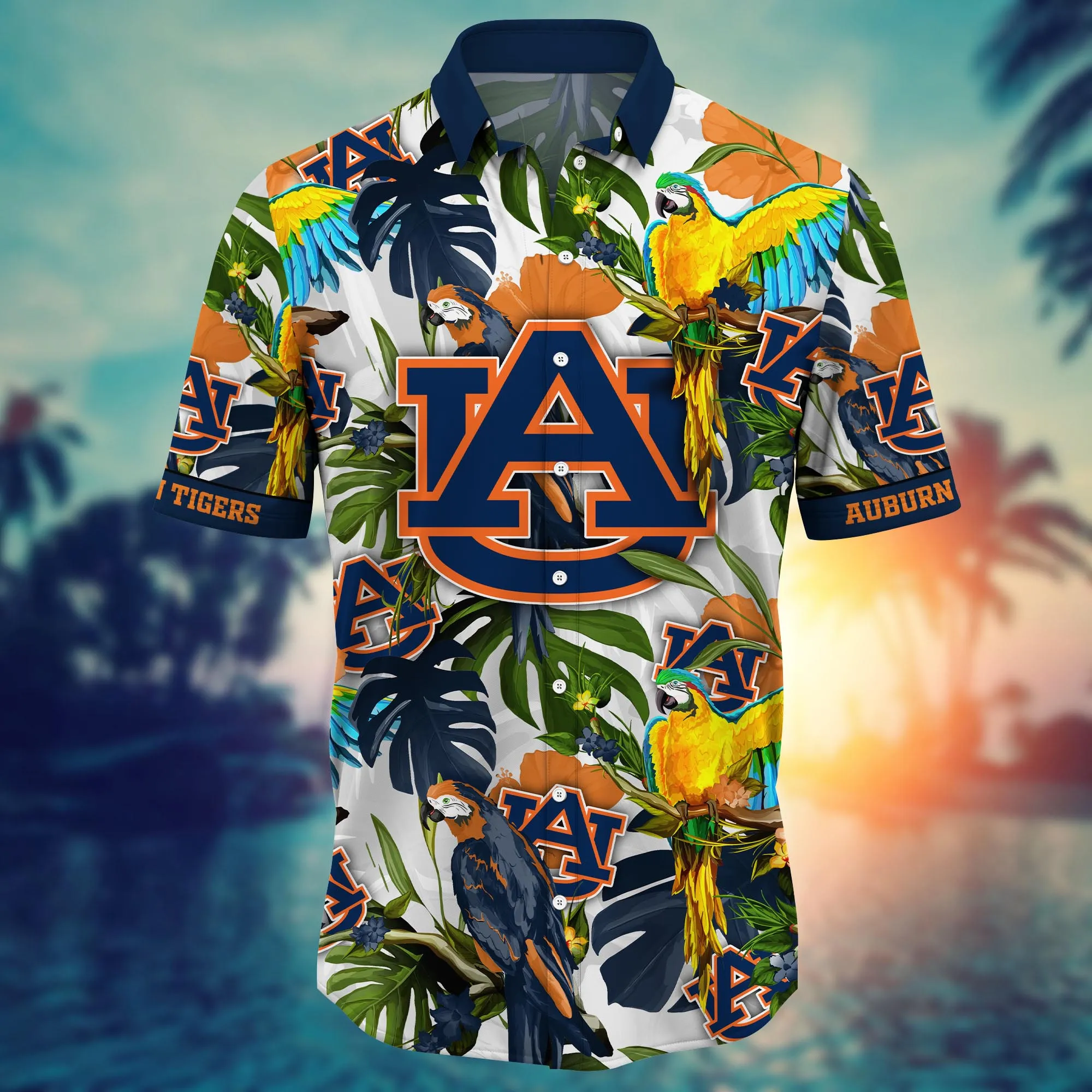 Auburn Tigers NCAA Hawaiian Shirt Sunbathetime Aloha Shirt