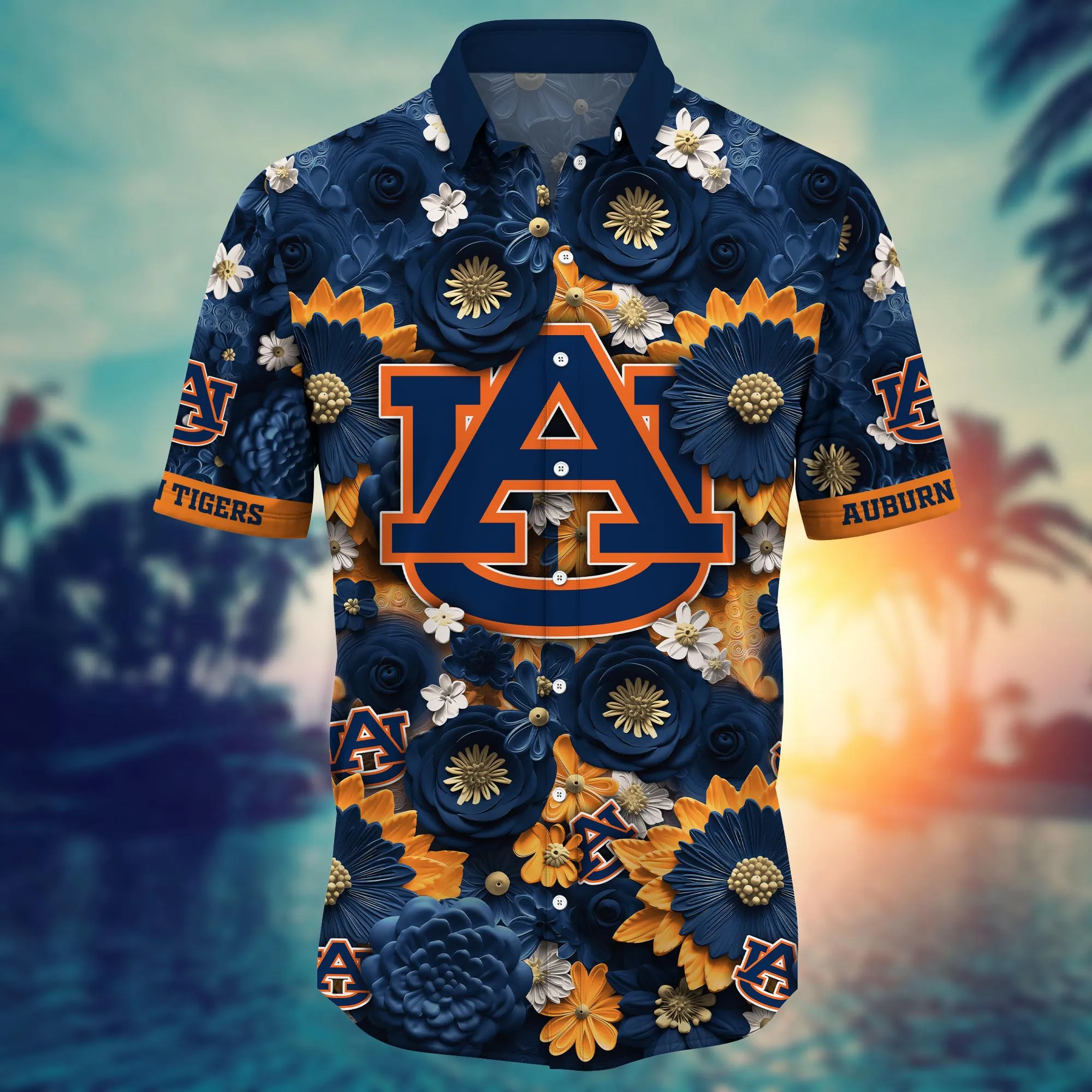Auburn Tigers NCAA Hawaiian Shirt Trending For This Summer Customize Shirt Any Team