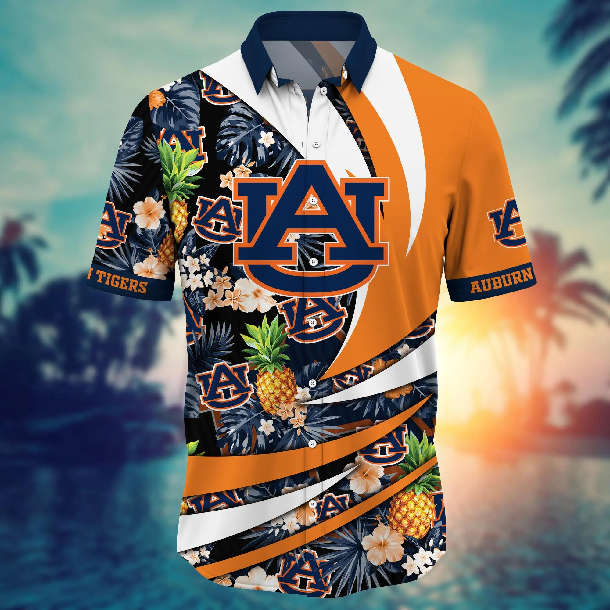 Auburn Tigers NCAA Hawaiian Shirt Warm Days Aloha Shirt
