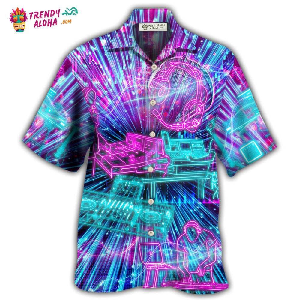 Audio Engineer Neon Style Hawaiian Shirt – Trendy Aloha Audio Engineer Neon Style Hawaiian Shirt – Trendy Aloha