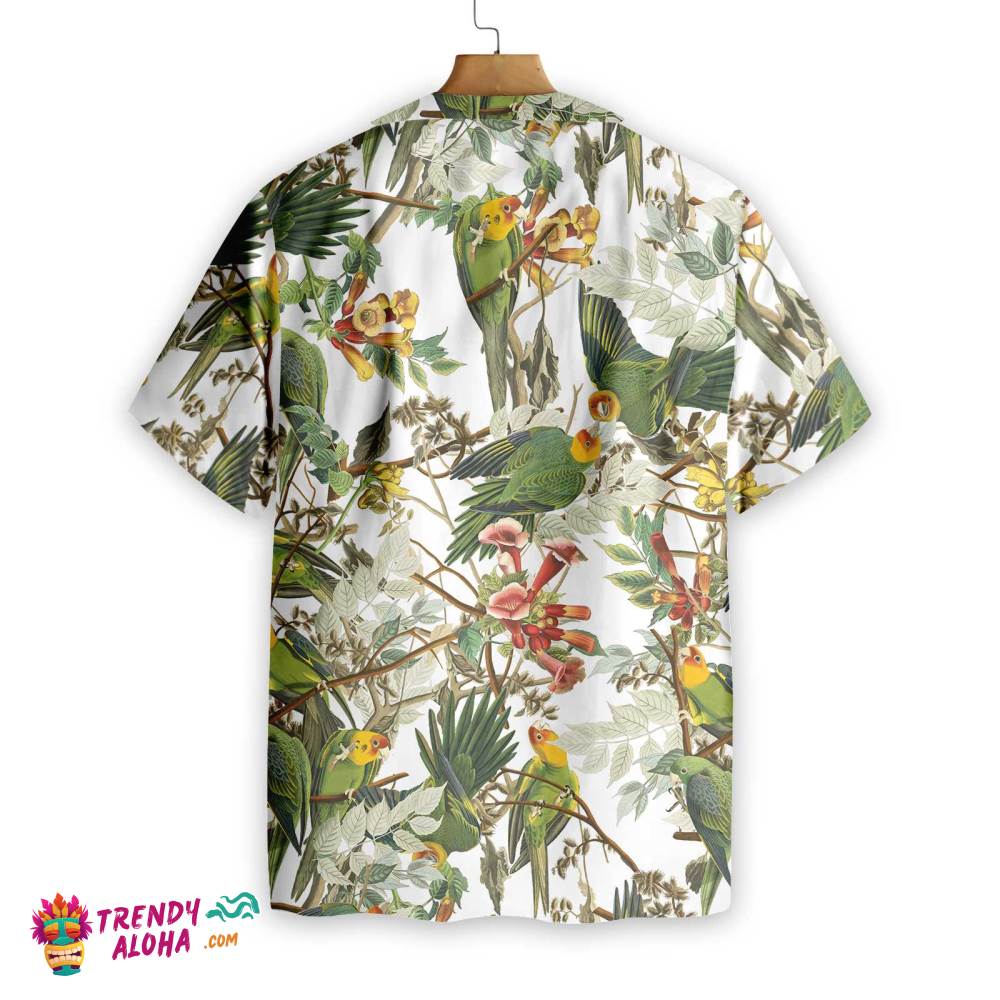 Audubon Carolina Parrot Shirt For Men Hawaiian Shirt