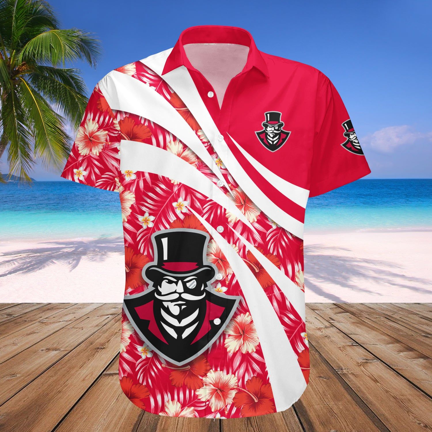 Austin Peay Governors Hawaii Shirt Hibiscus Sport Style – NCAA