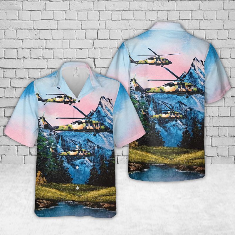 Australian Army Sikorsky S-70A-9 Blackhawk A25-101 Pegasus Trendy Hawaiian Shirt