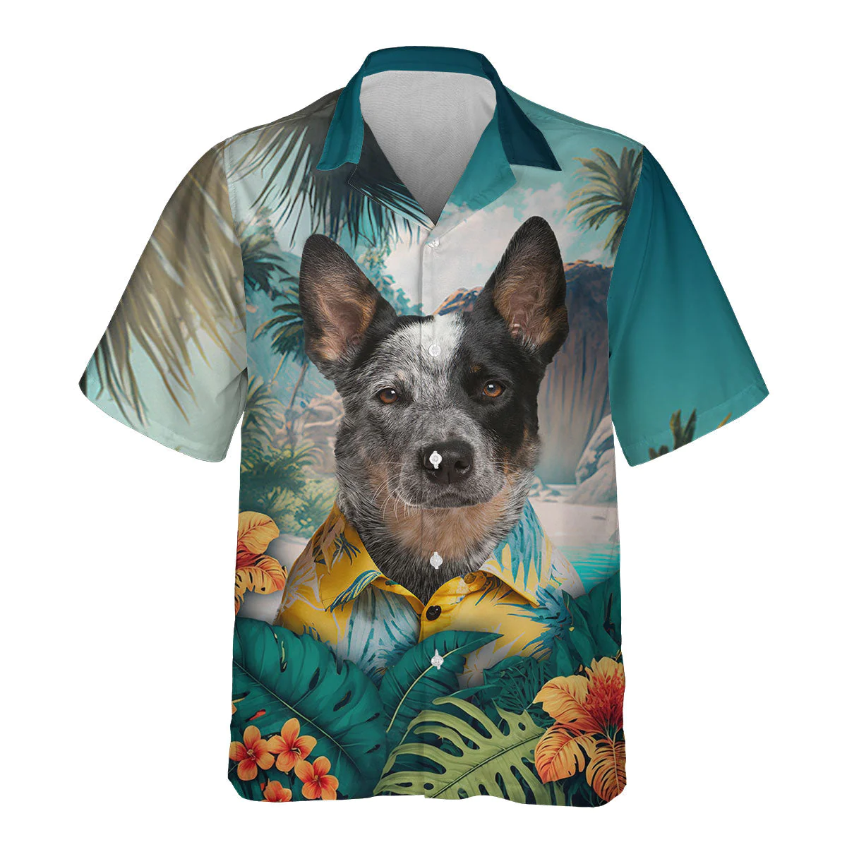Australian Cattle Dog Outback 3D Hawaiian Shirt Beach Day