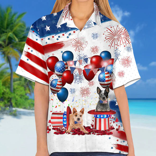 Australian Cattle Independence Day Trendy Hawaiian Shirt For Men And Women, 4Th Of July Trendy Hawaiian Shirt