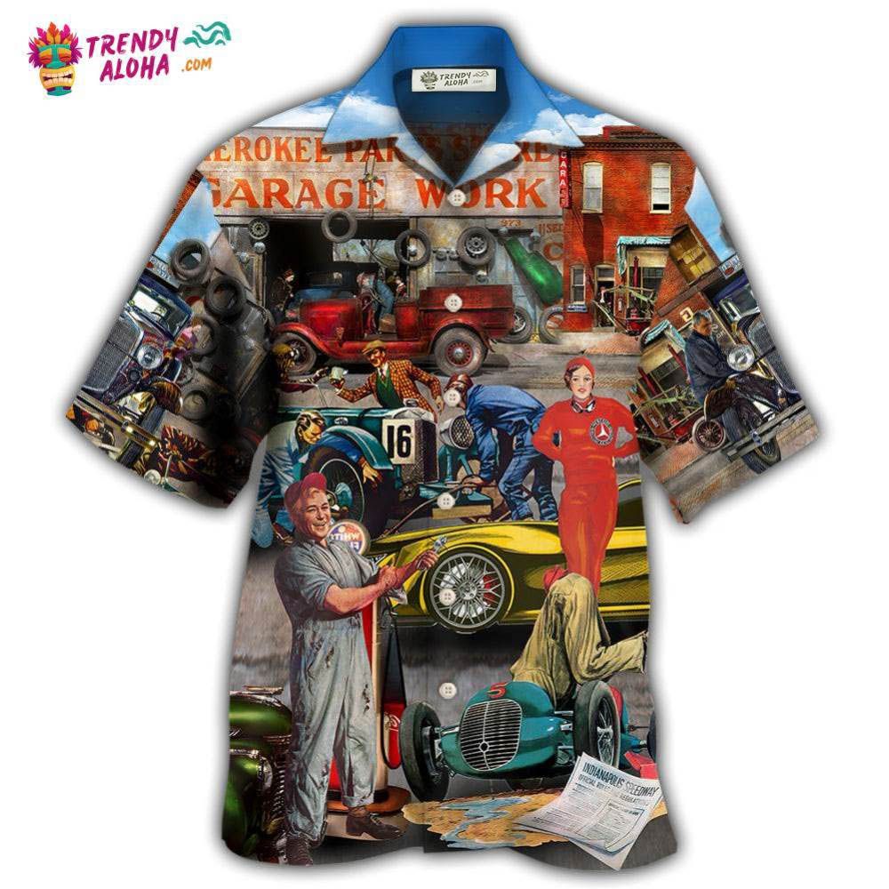 Auto Mechanic Retro Car Hawaiian Shirt – Trendy Aloha Auto Mechanic Retro Car Hawaiian Shirt – Trendy Aloha
