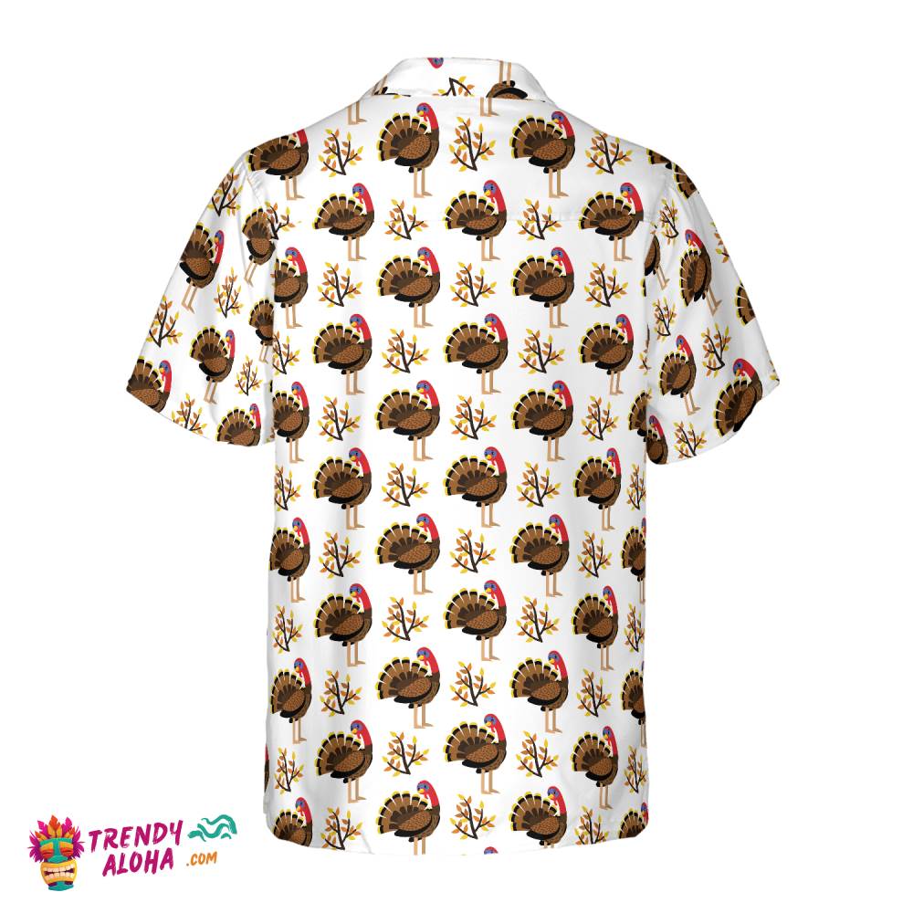 Autumn Cute Turkey Birds Hawaiian Shirt