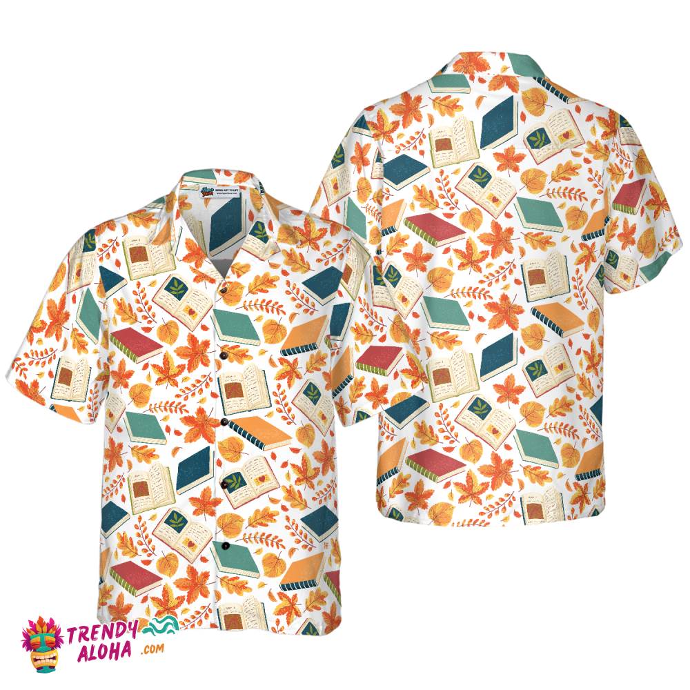 Autumn Is Time To Back To School Teacher Hawaiian Shirt, Teacher Shirt For Men And Women, Best Gift For Teachers Autumn Is Time To Back To School Teacher Hawaiian Shirt, Teacher Shirt For Men And Women, Best Gift For Teachers