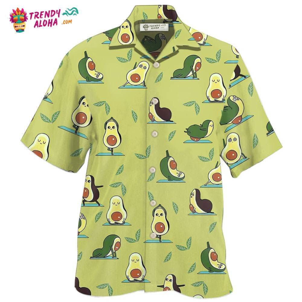 Avocado Plays With Happy Avocado So Cute Hawaiian Shirt – Trendy Aloha Avocado Plays With Happy Avocado So Cute Hawaiian Shirt – Trendy Aloha